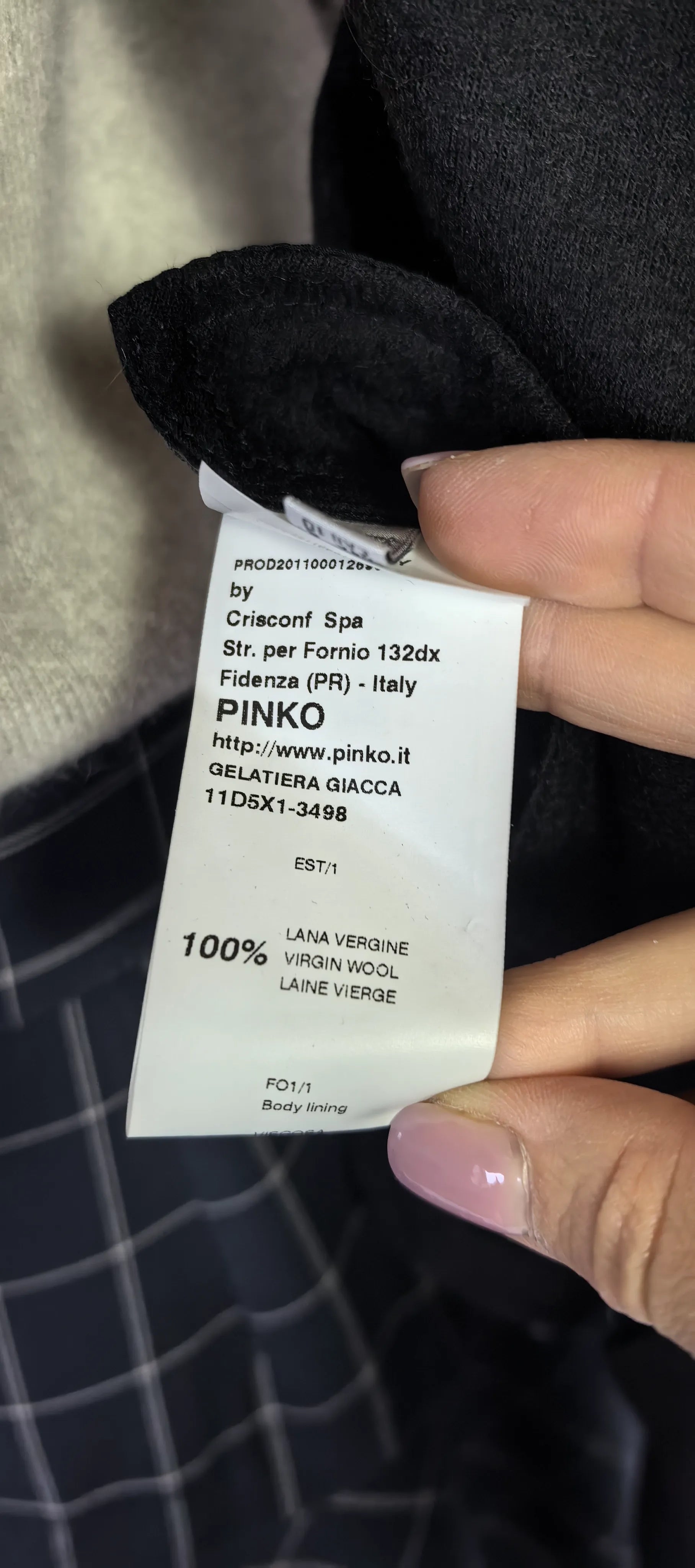 Blazer din lana merinos - Pinko