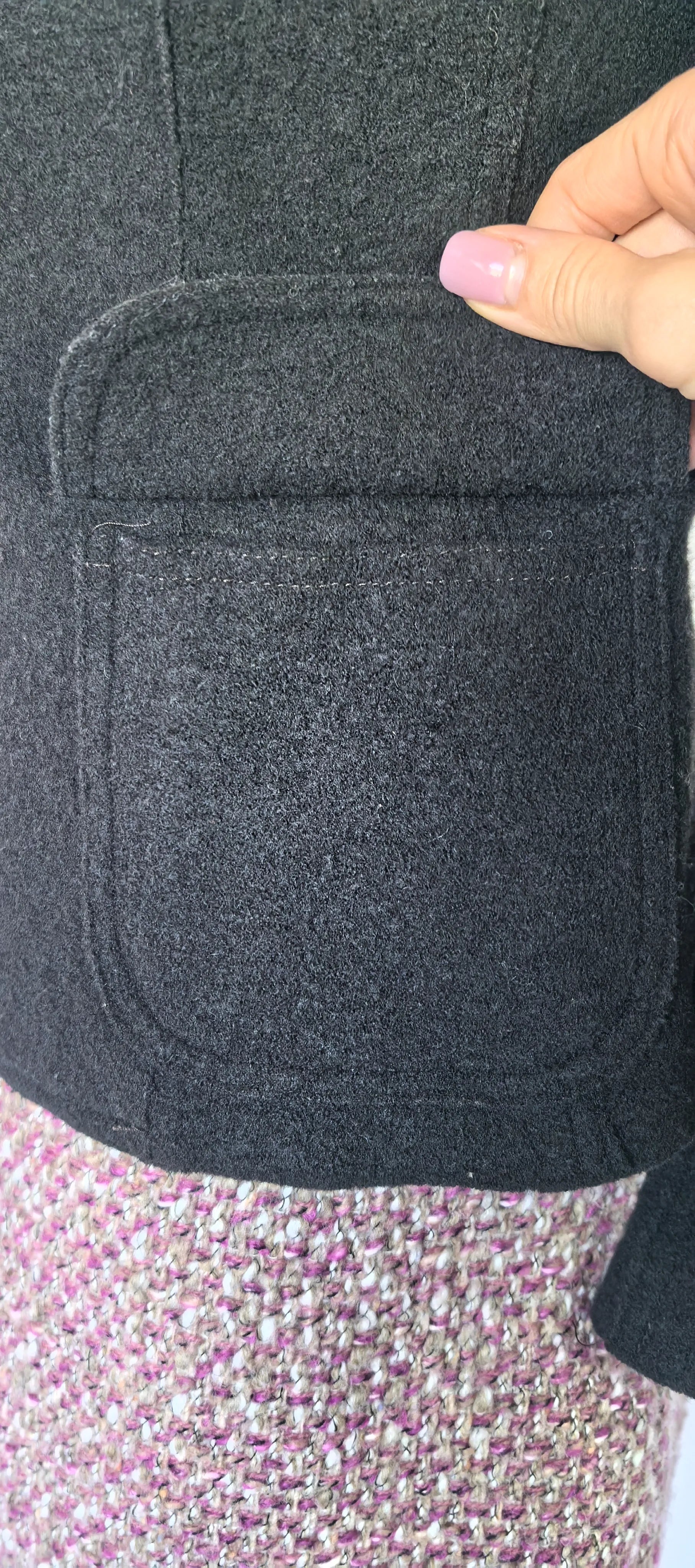 Sacou din lana fiarta