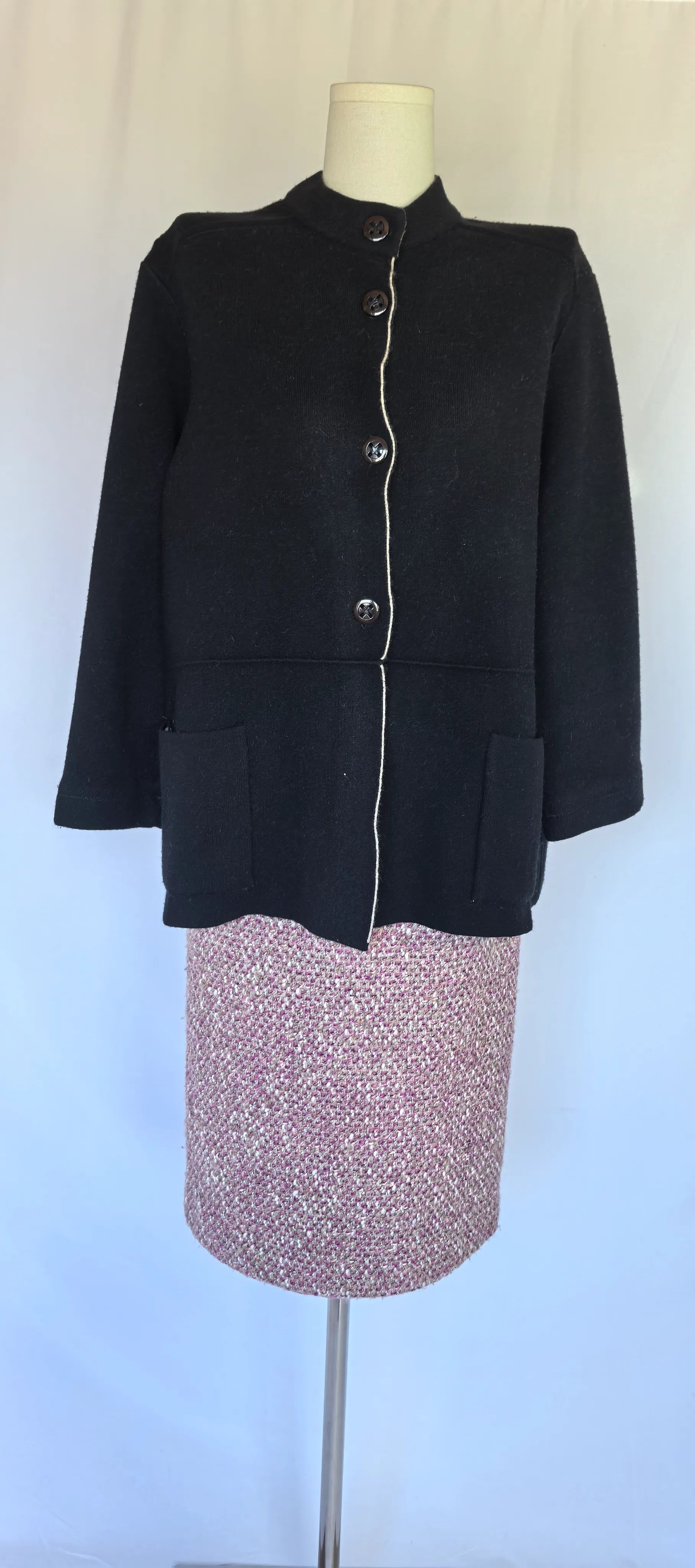 Blazer din casmir si lana