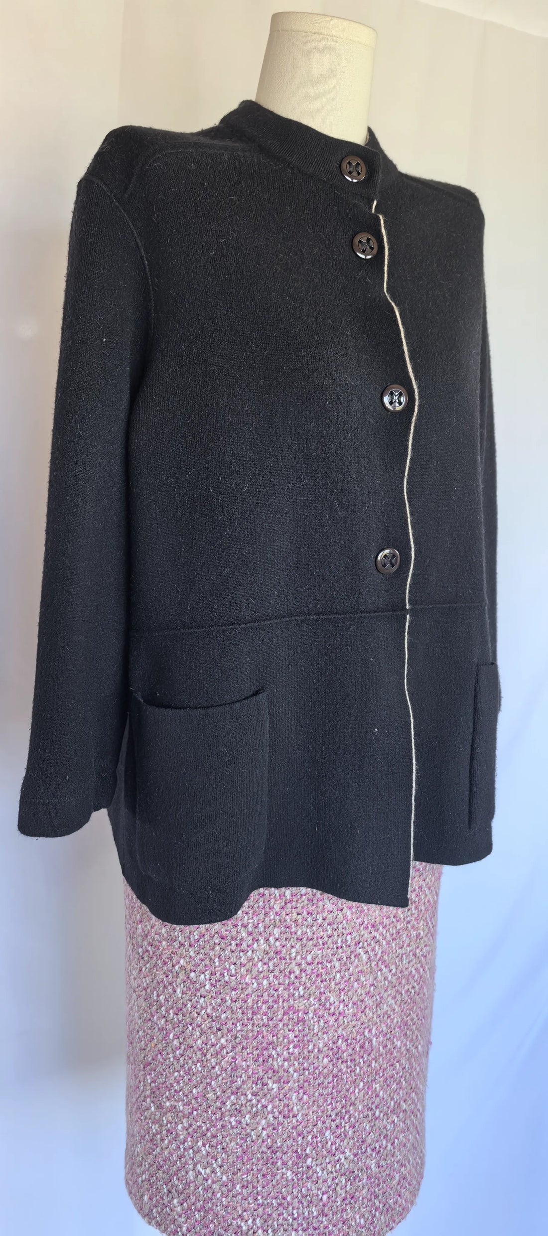 Blazer din casmir si lana