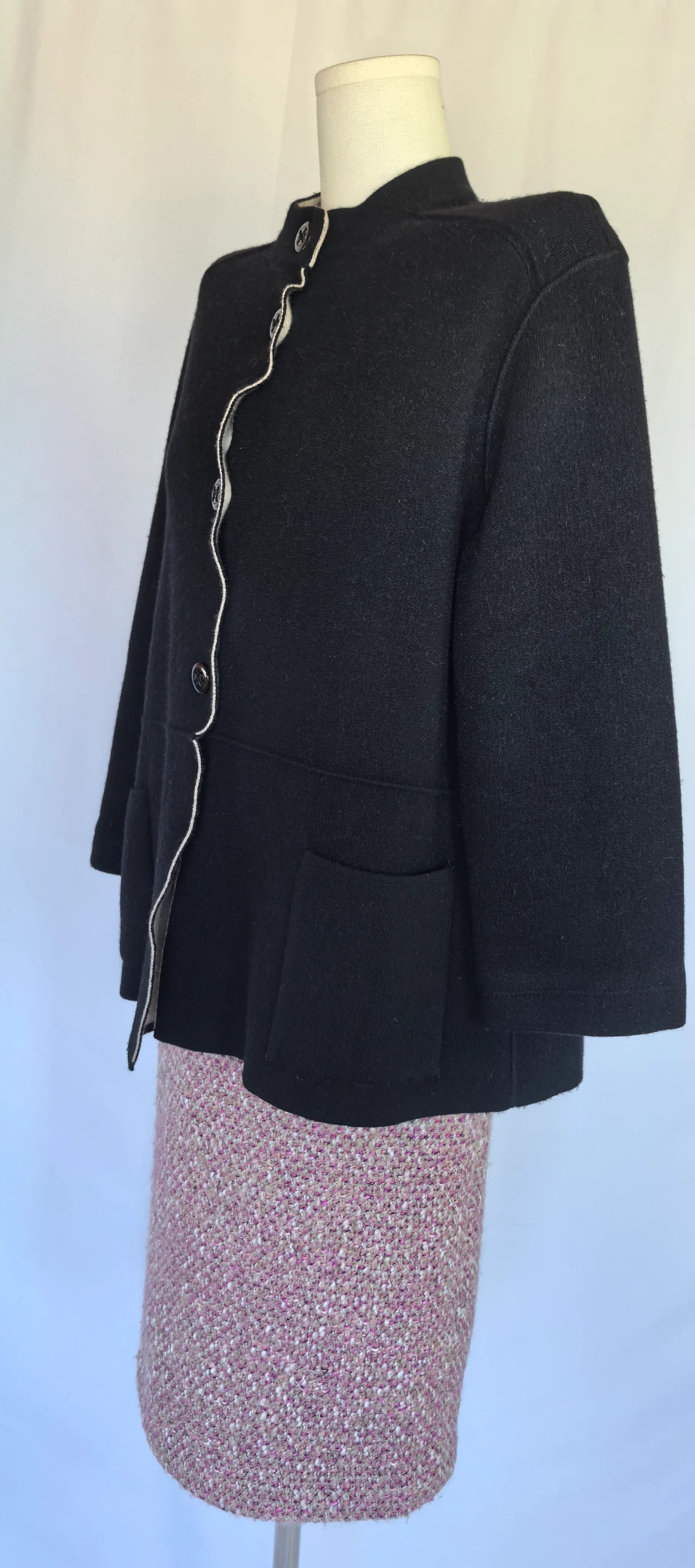 Blazer din casmir si lana