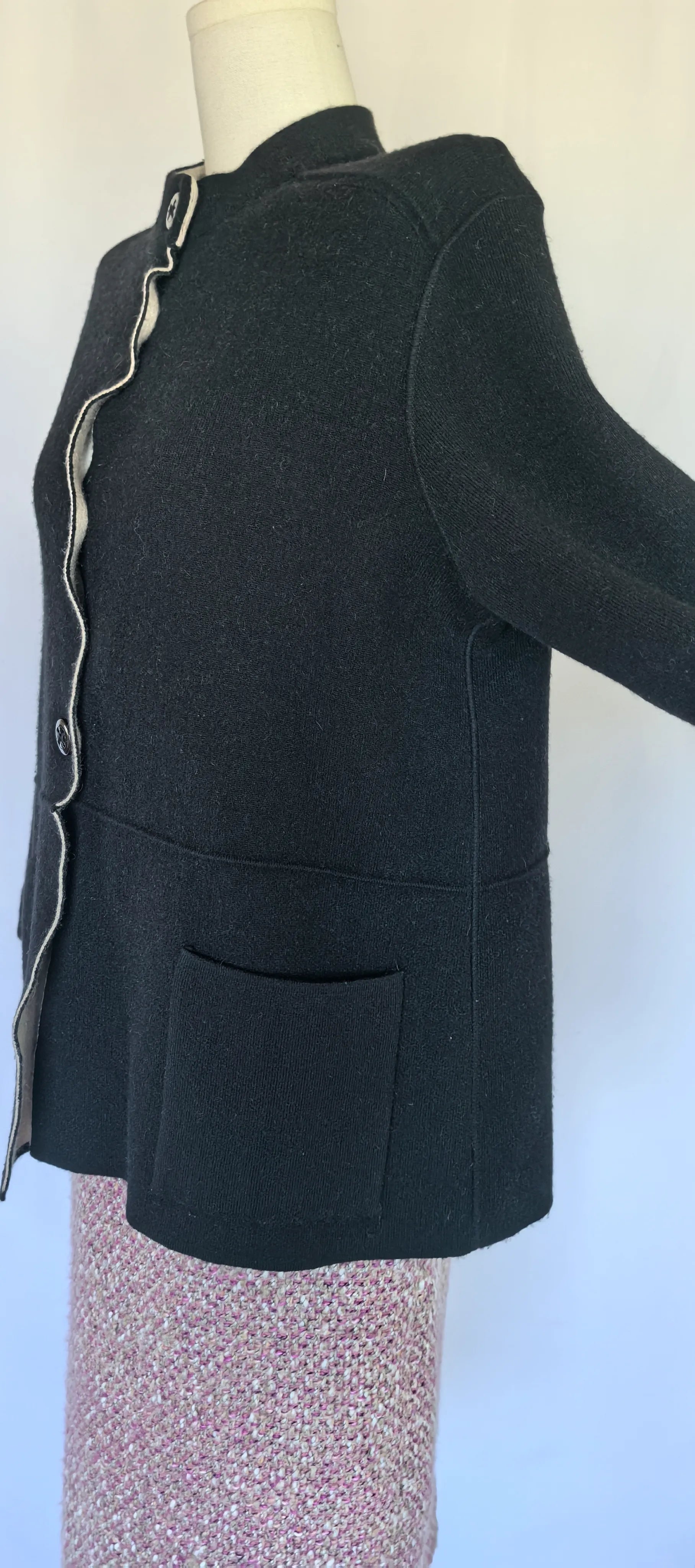 Blazer din casmir si lana