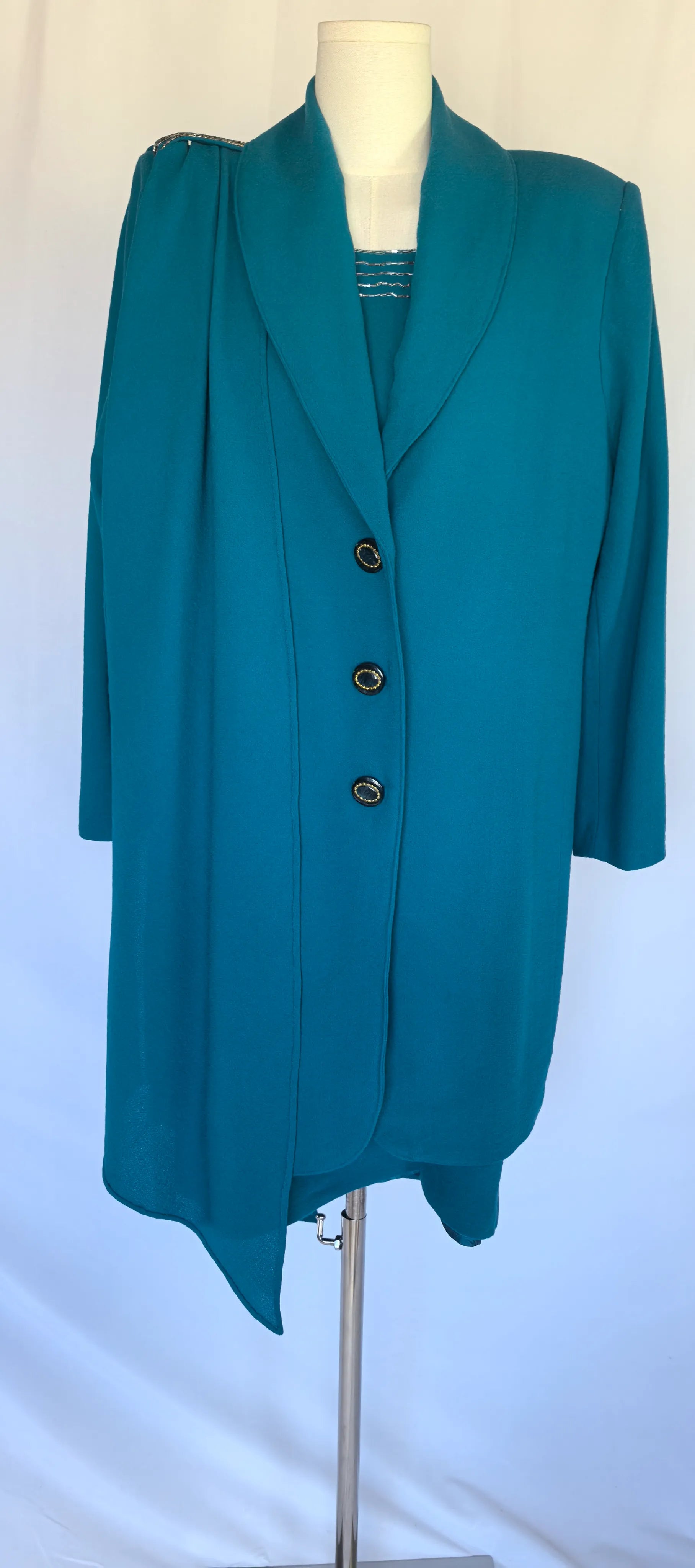 Deux piece din lana crep