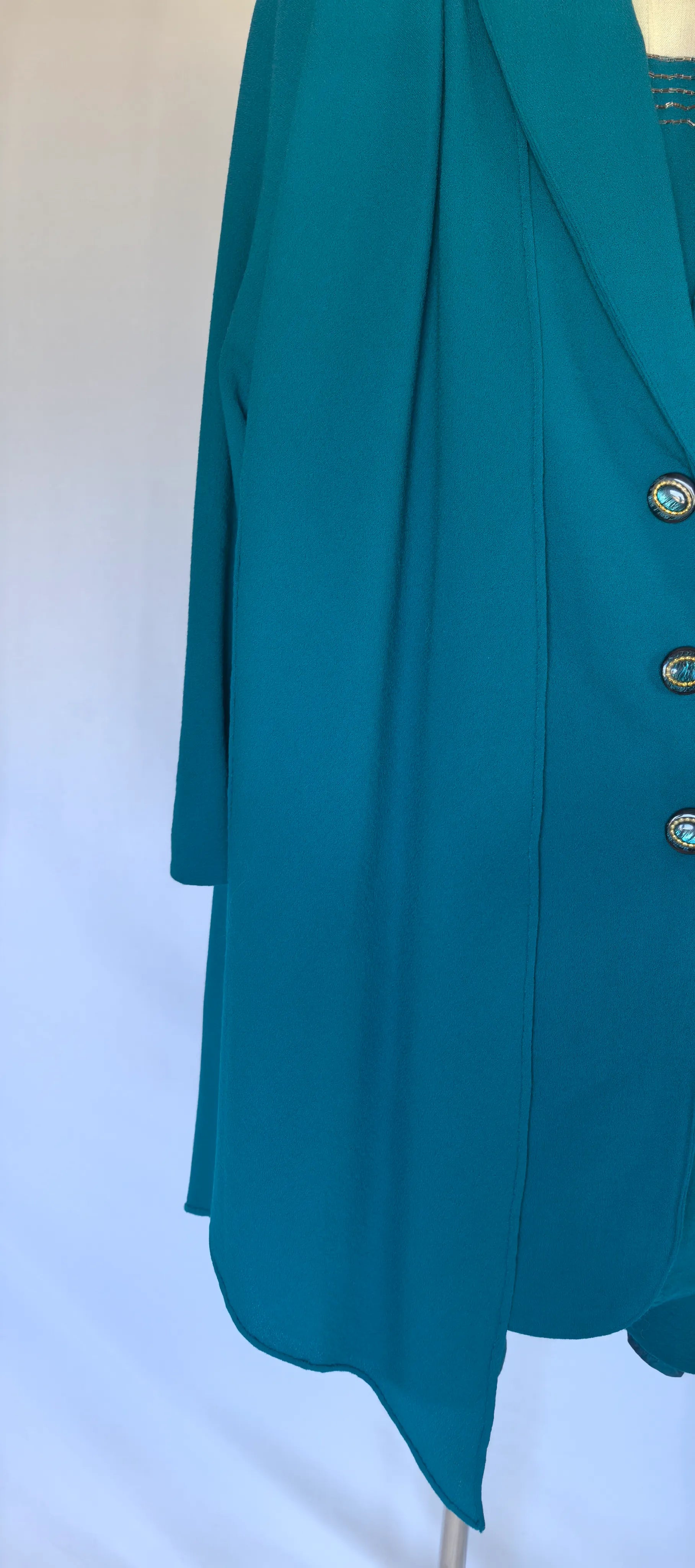 Deux piece din lana crep