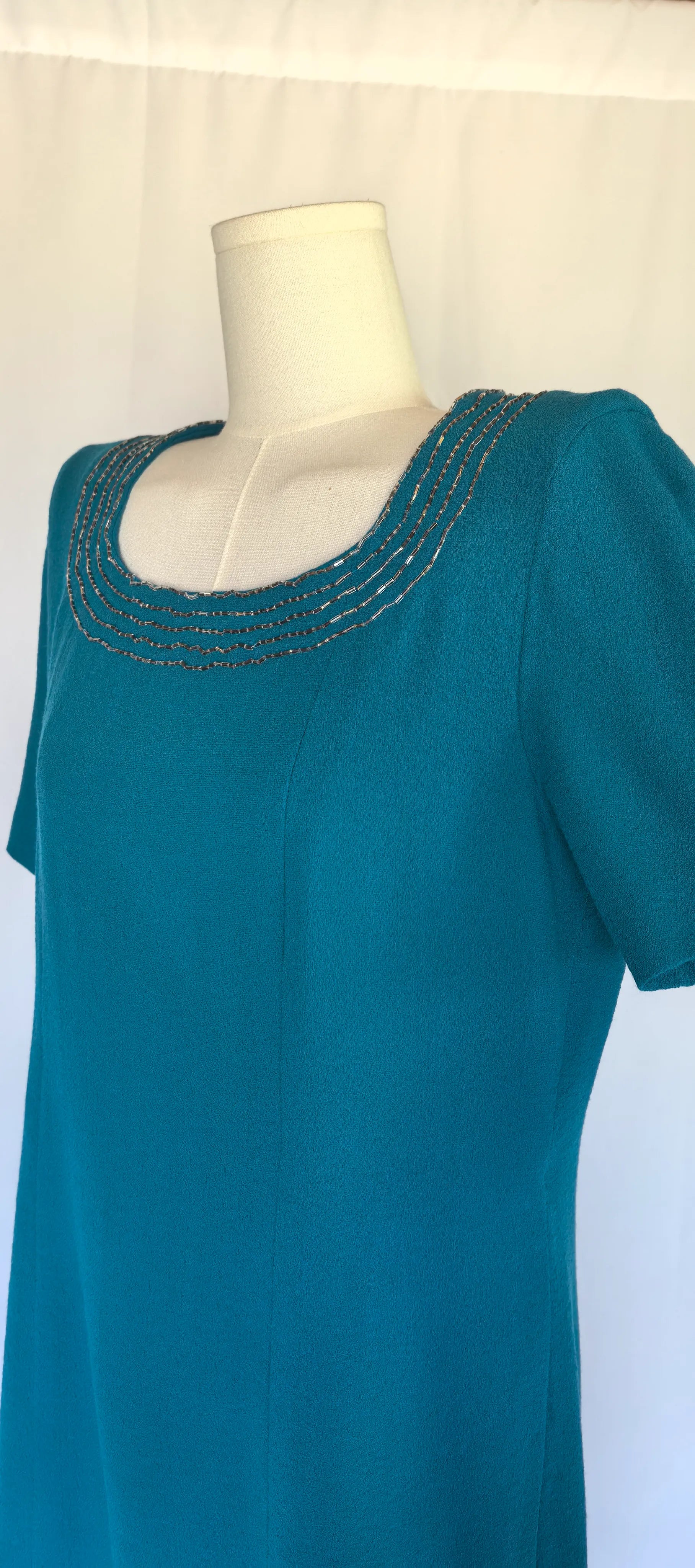 Deux piece din lana crep