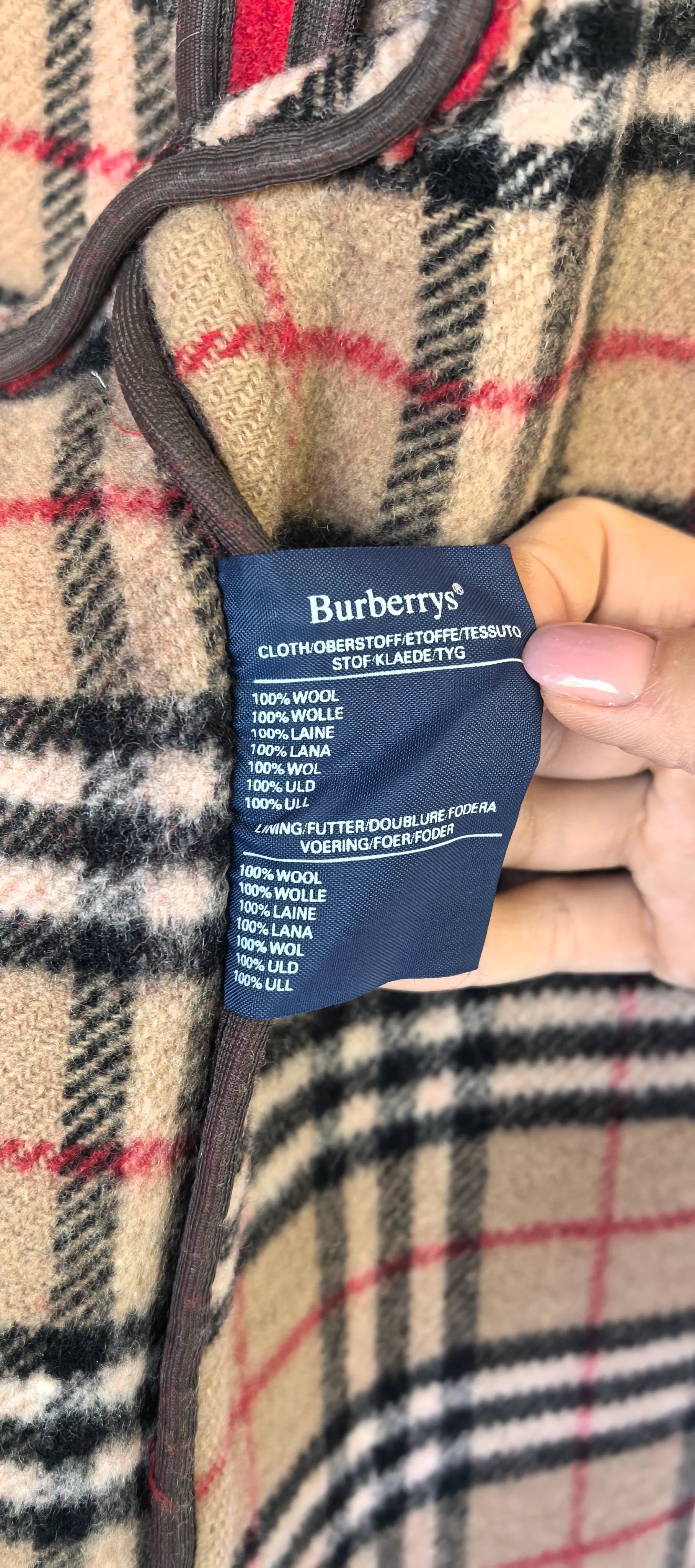 Palton din lana -Burberrys