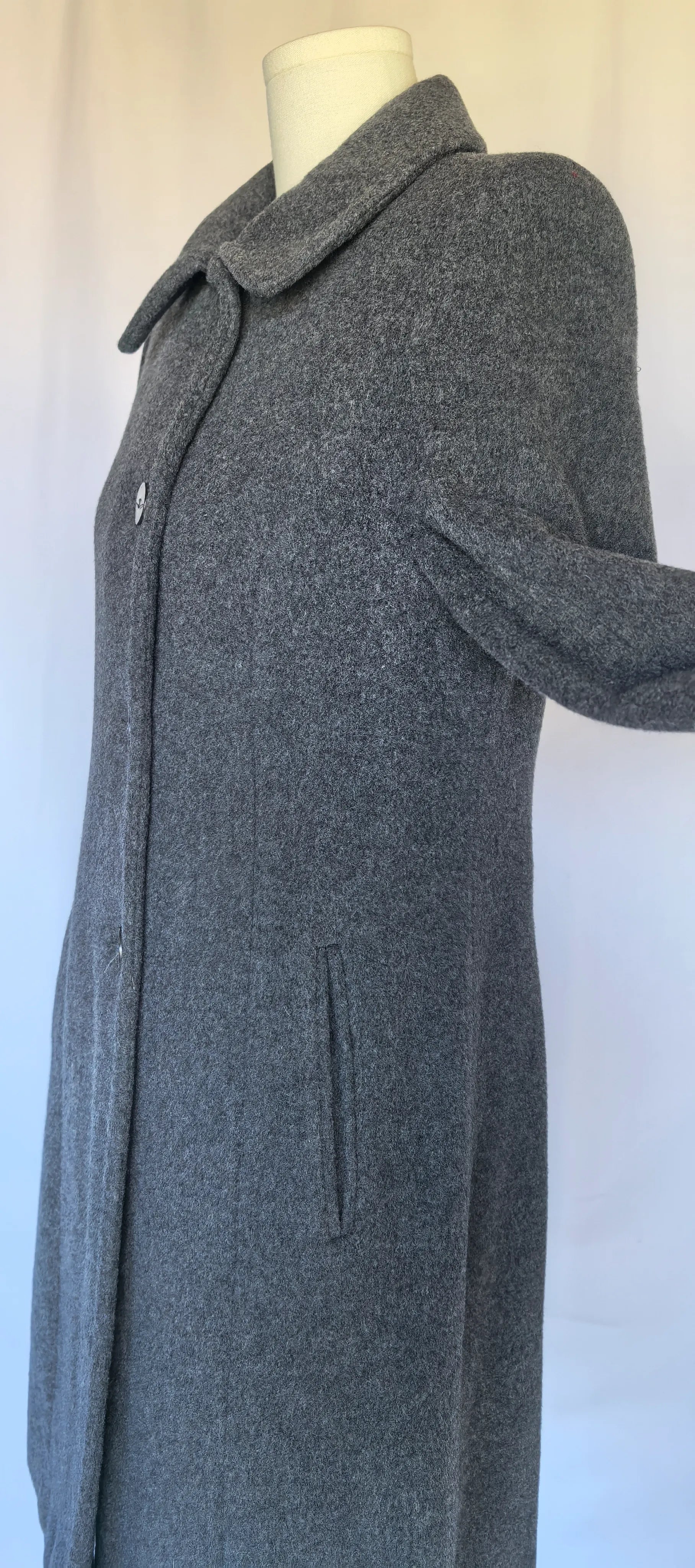 Palton  midi din lana