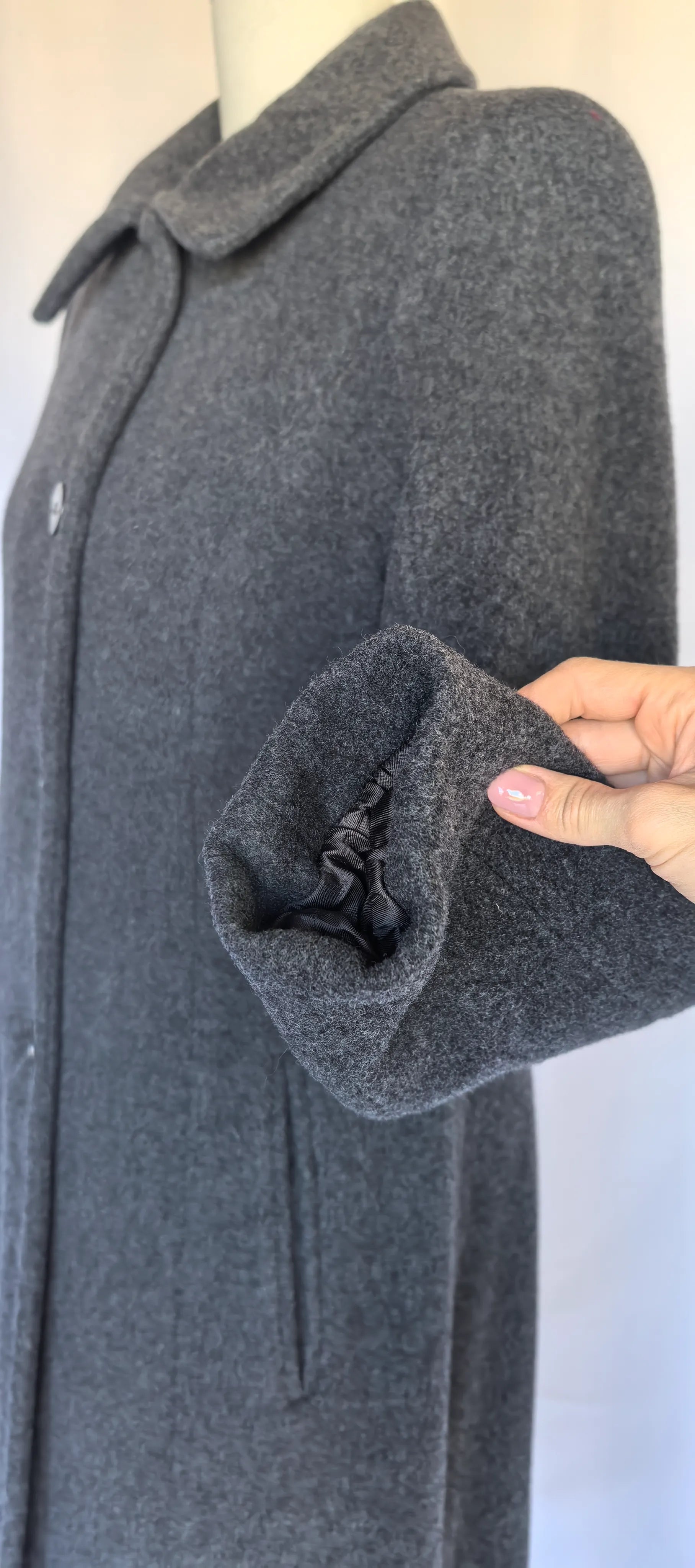 Palton  midi din lana