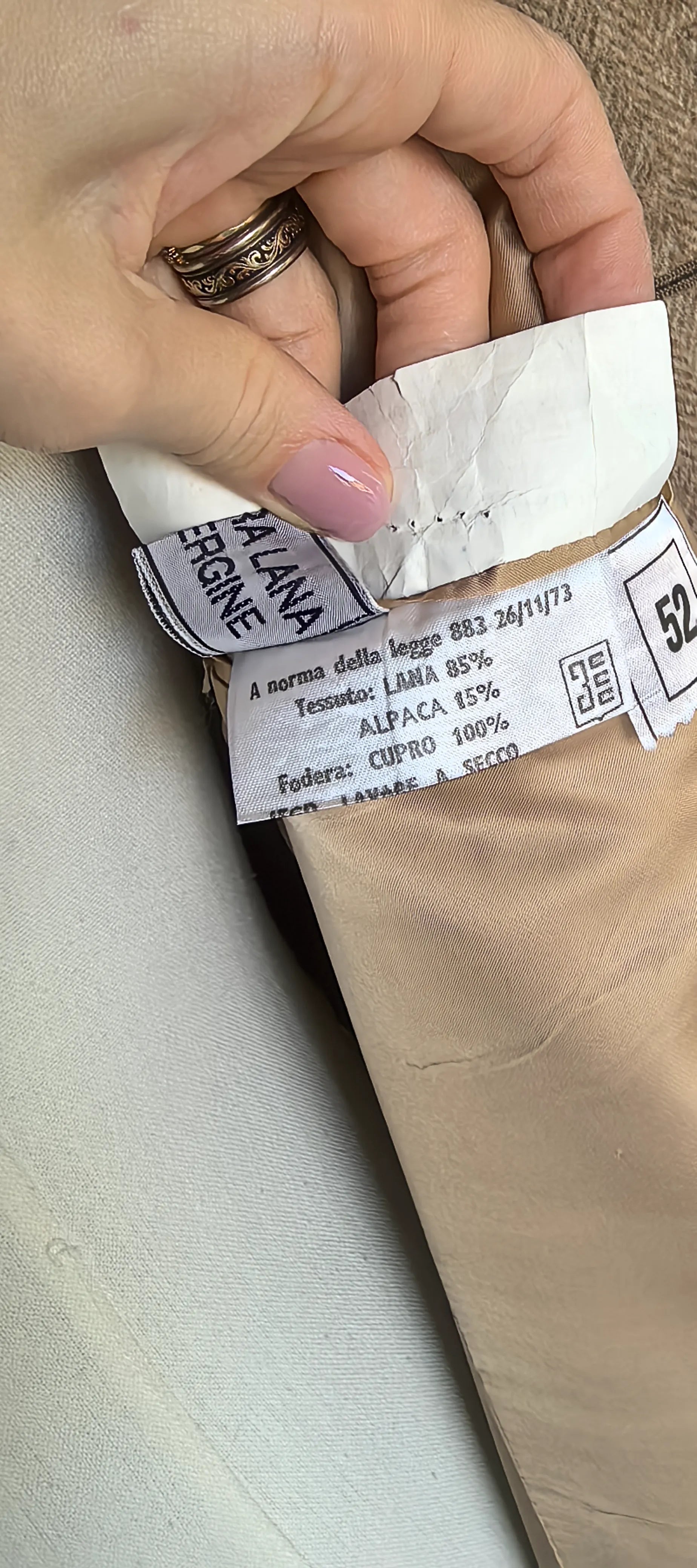 Palton din lana si alpaca