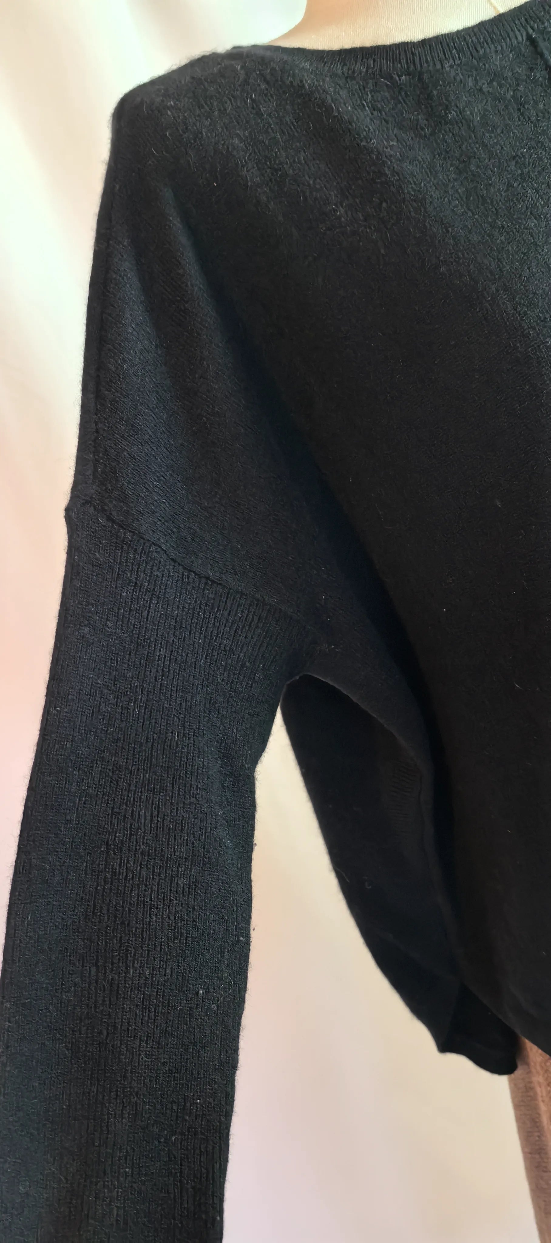 Pulover din casmir asimetric - Lord & Taylor