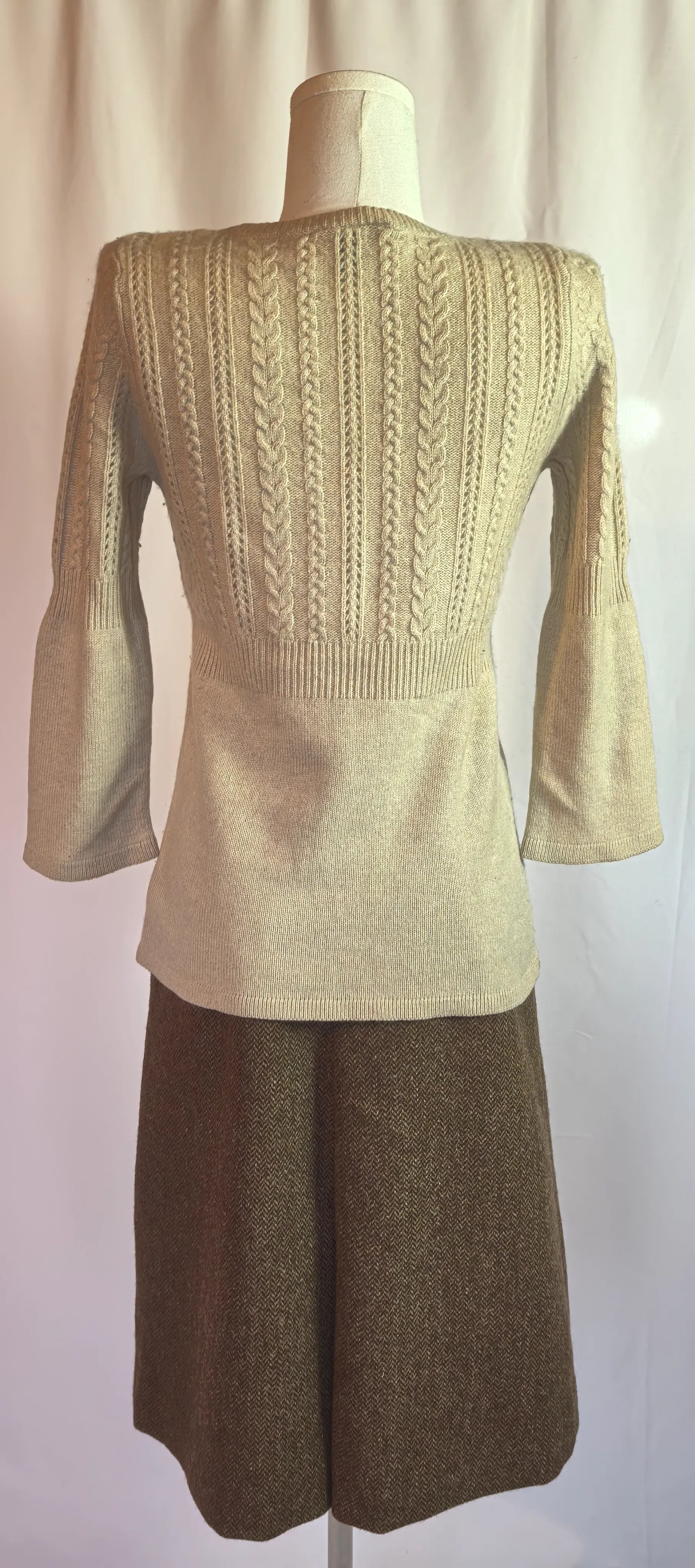 Pulover cu torsade din casmir - Ann Taylor