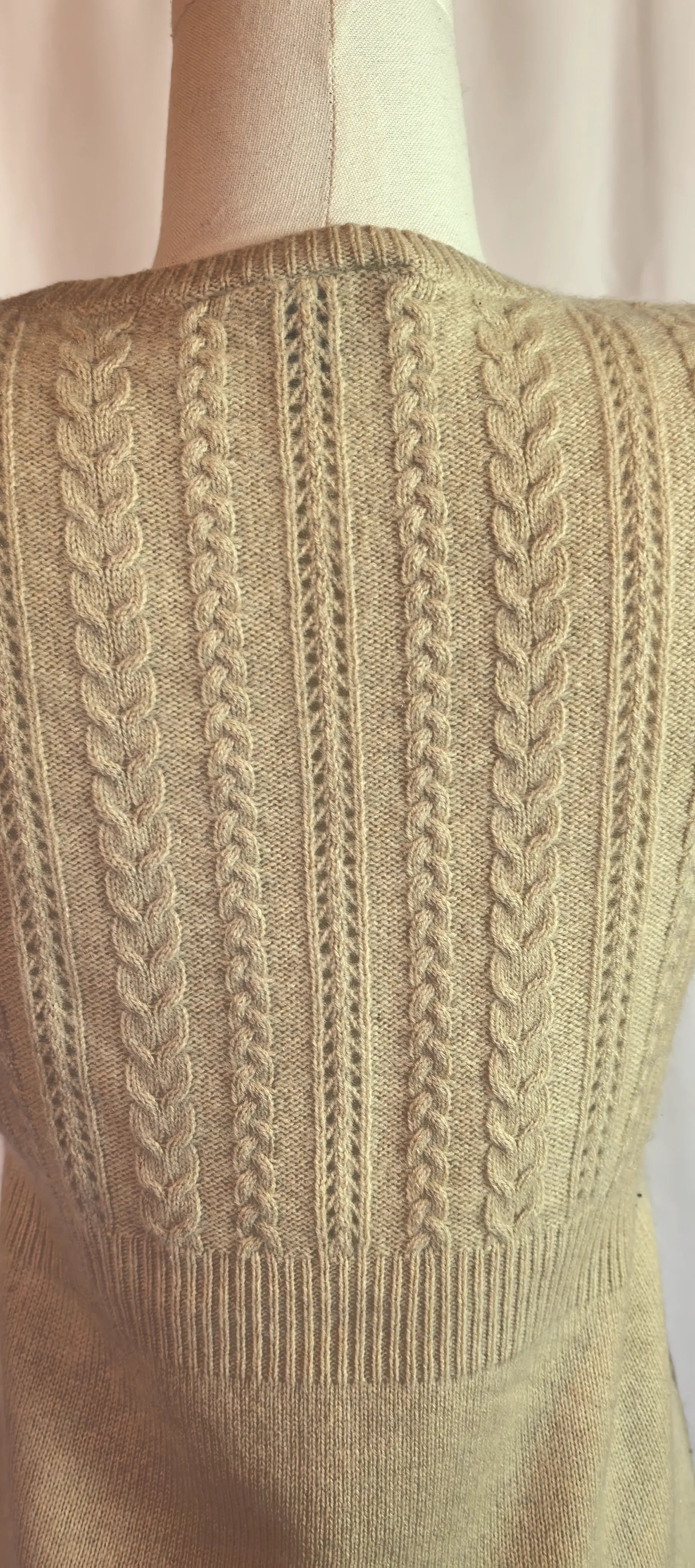 Pulover cu torsade din casmir - Ann Taylor