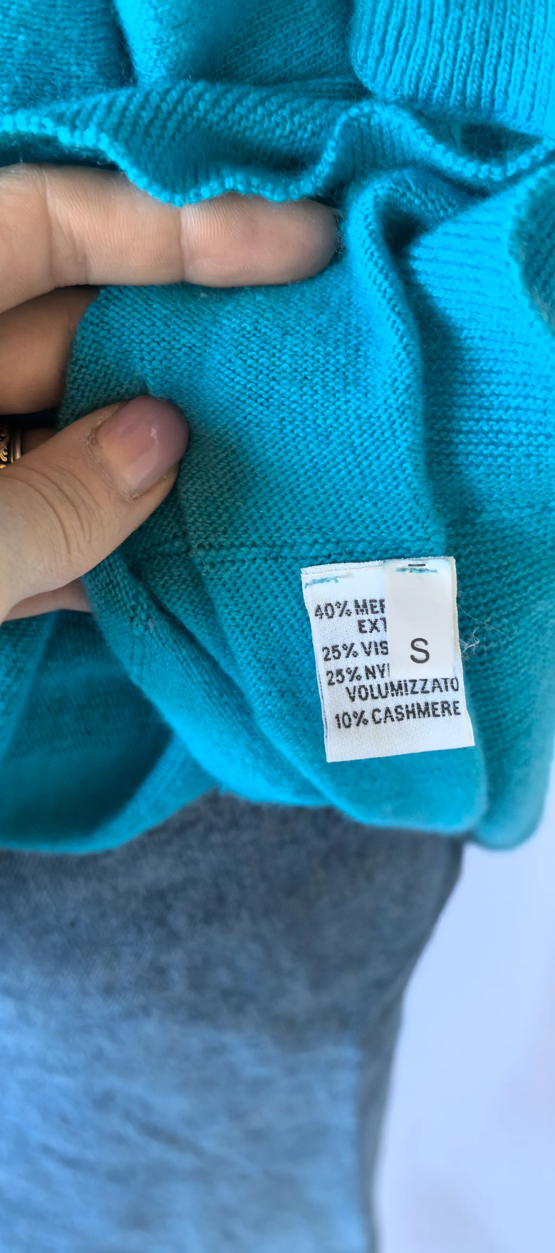 Tricou cu maneca fluture - Fabrica del Cachemire