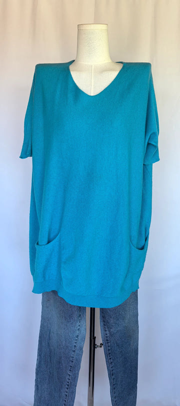 Tricou cu maneca fluture - Fabrica del Cachemire