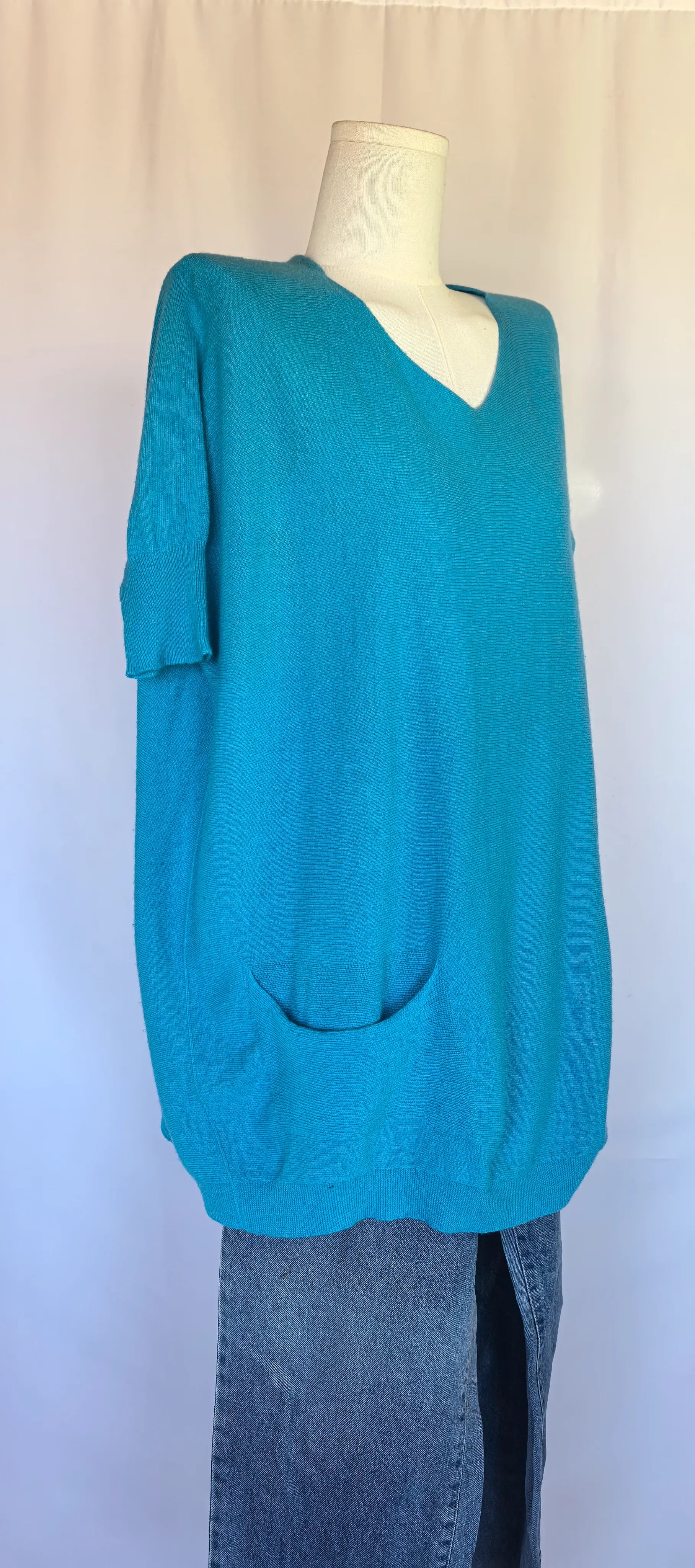 Tricou cu maneca fluture - Fabrica del Cachemire