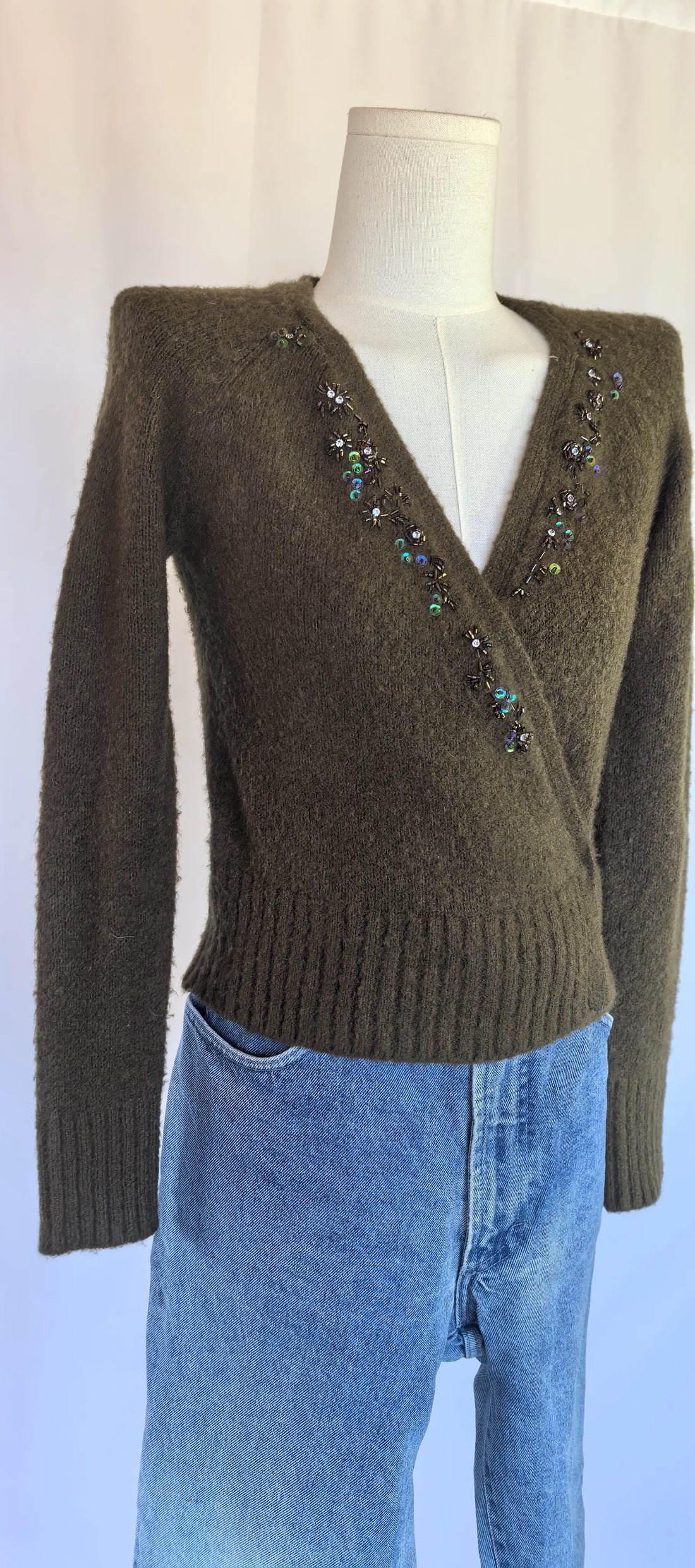 Pulover parte peste parte - Bluoltre - M