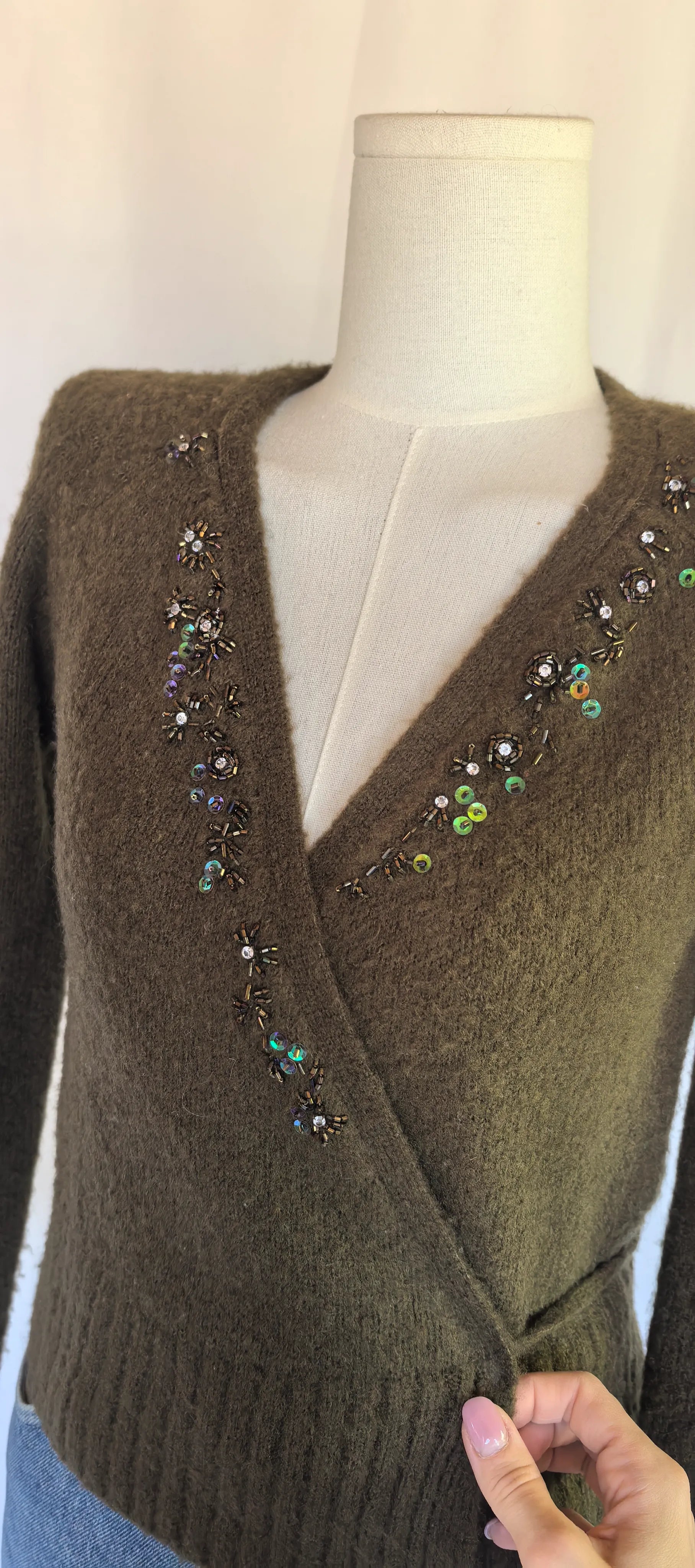 Pulover parte peste parte - Bluoltre - M