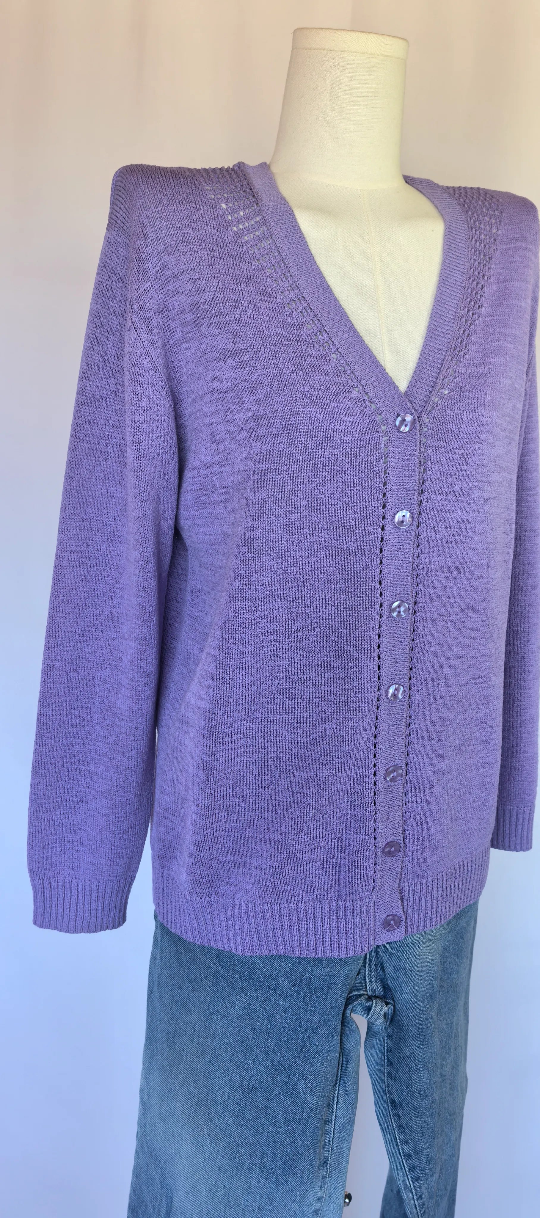 Cardigan din in tricotat - Azzzuro