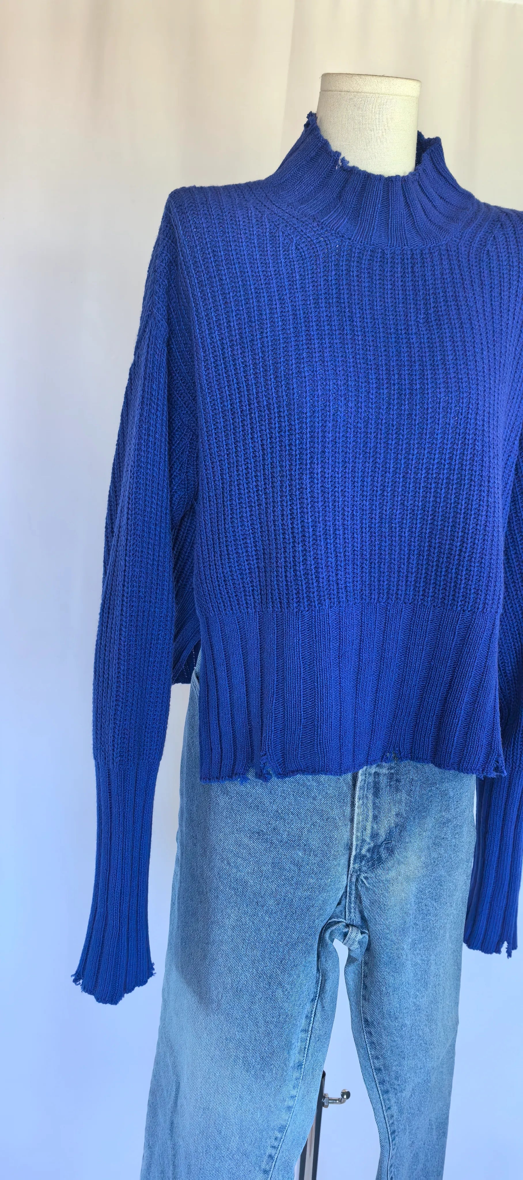 Pulover asimetric din lana -MSGM Milano - M