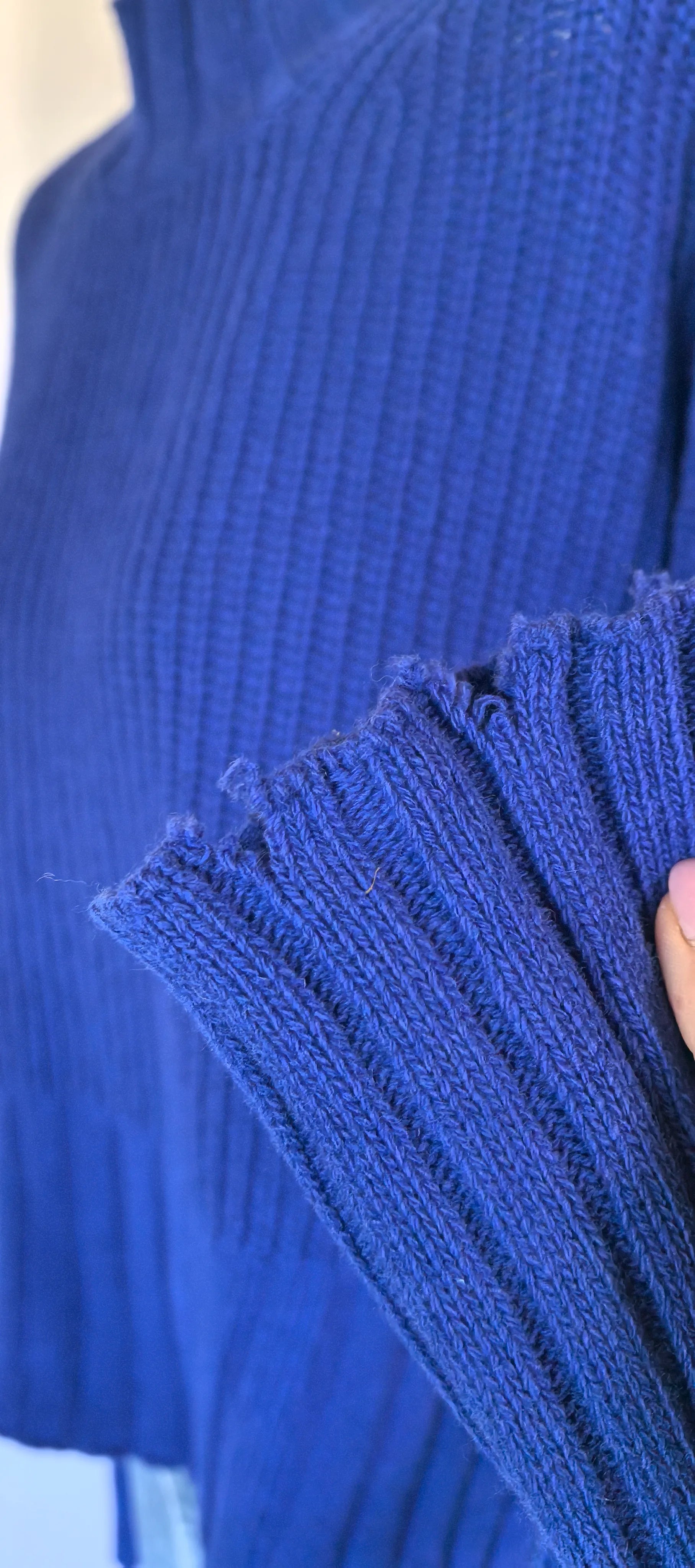 Pulover asimetric din lana -MSGM Milano - M