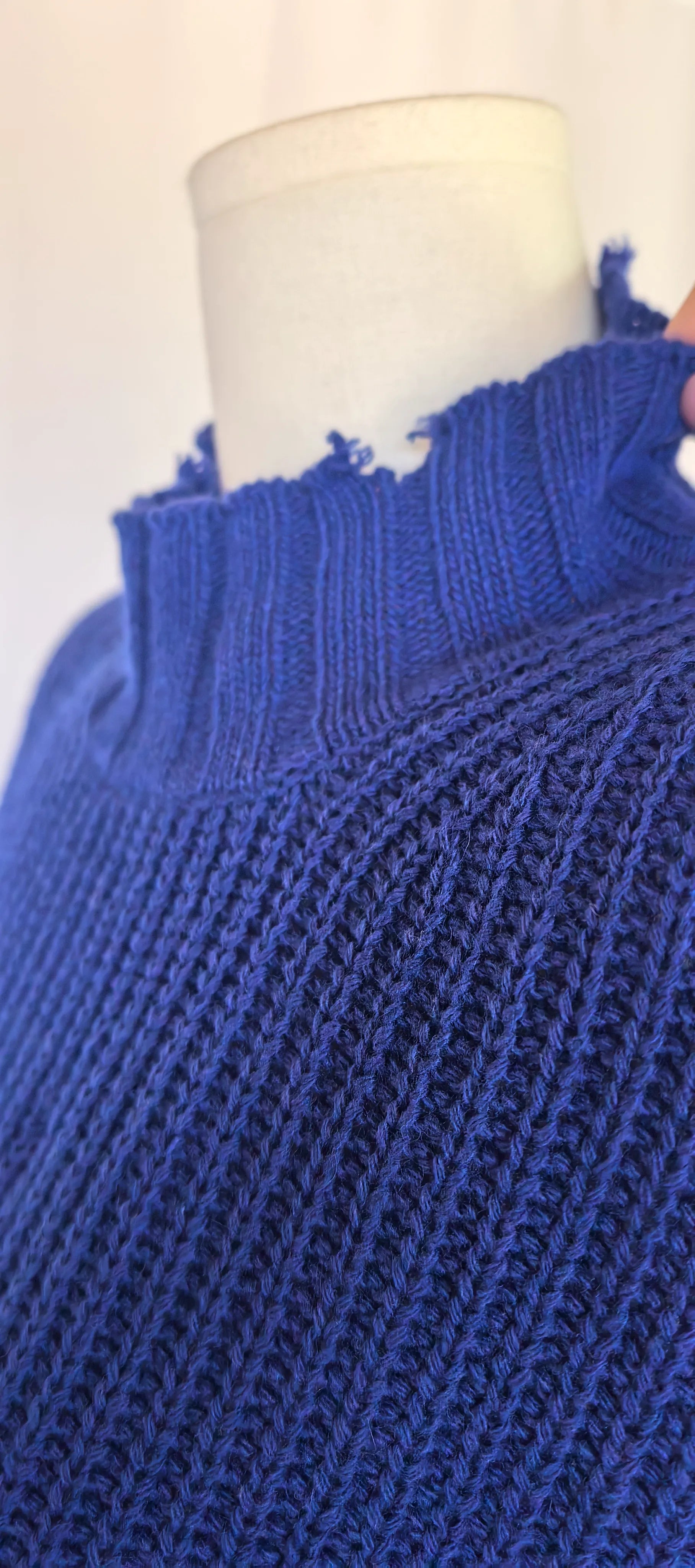 Pulover asimetric din lana -MSGM Milano - M