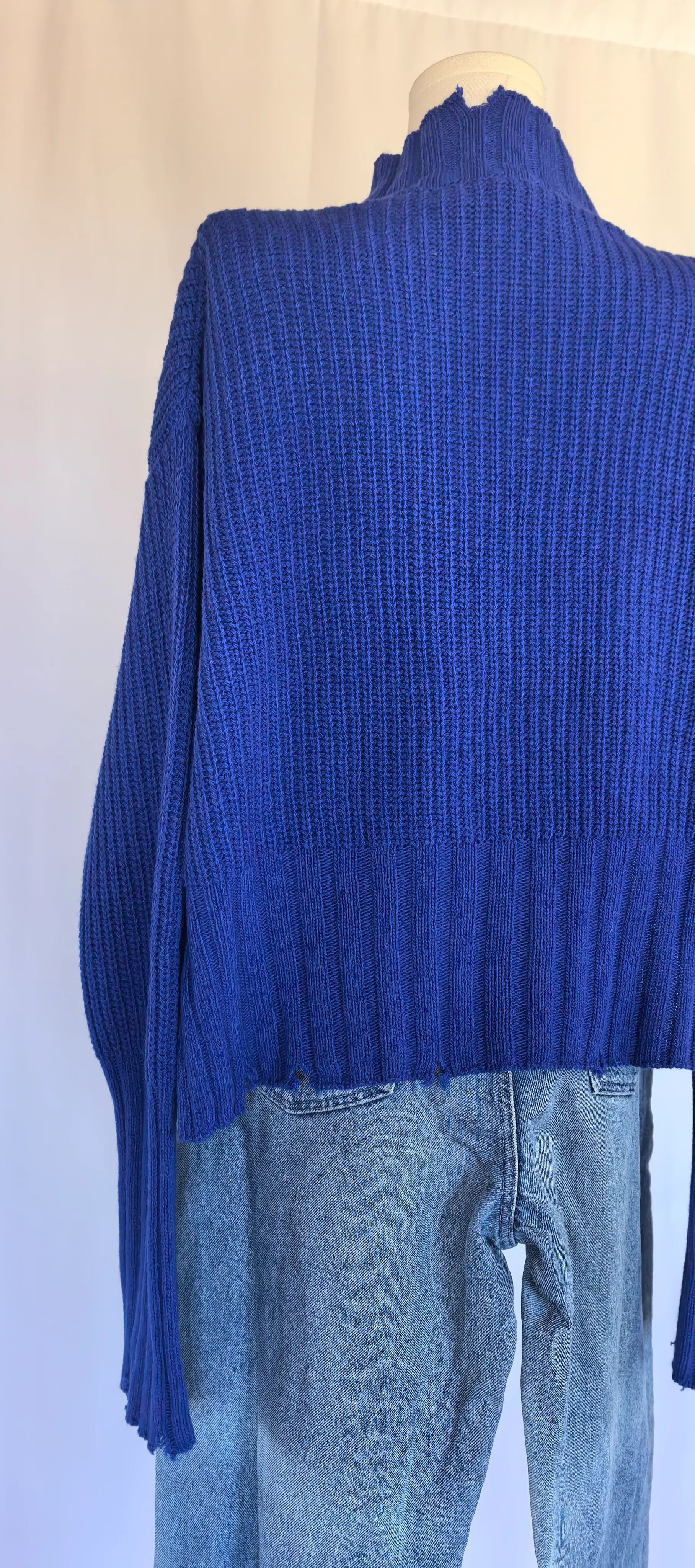 Pulover asimetric din lana -MSGM Milano - M