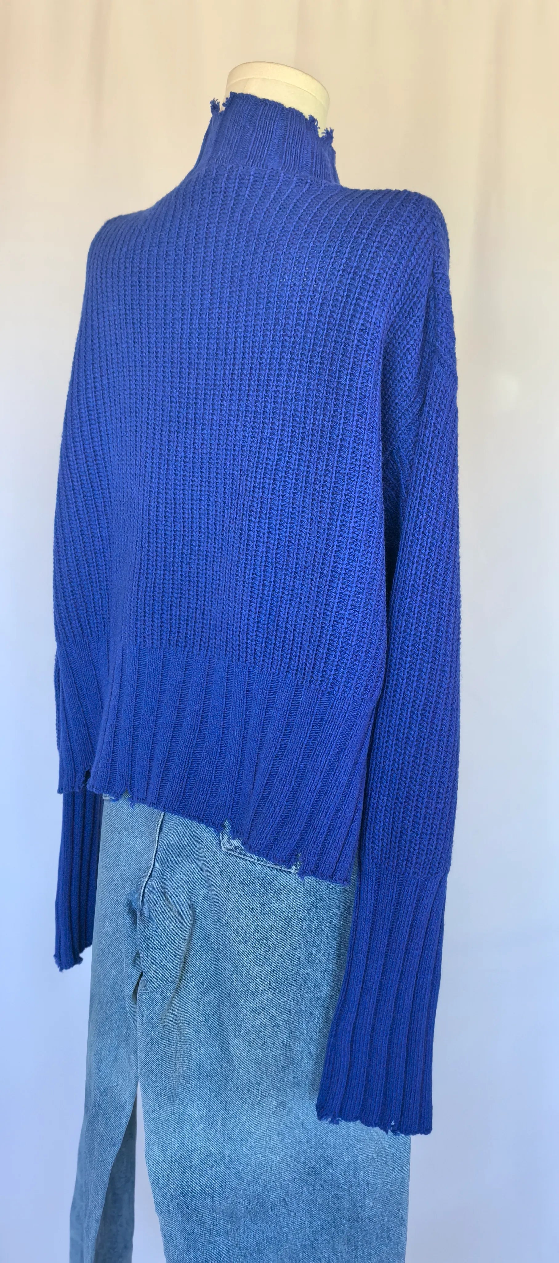 Pulover asimetric din lana -MSGM Milano - M