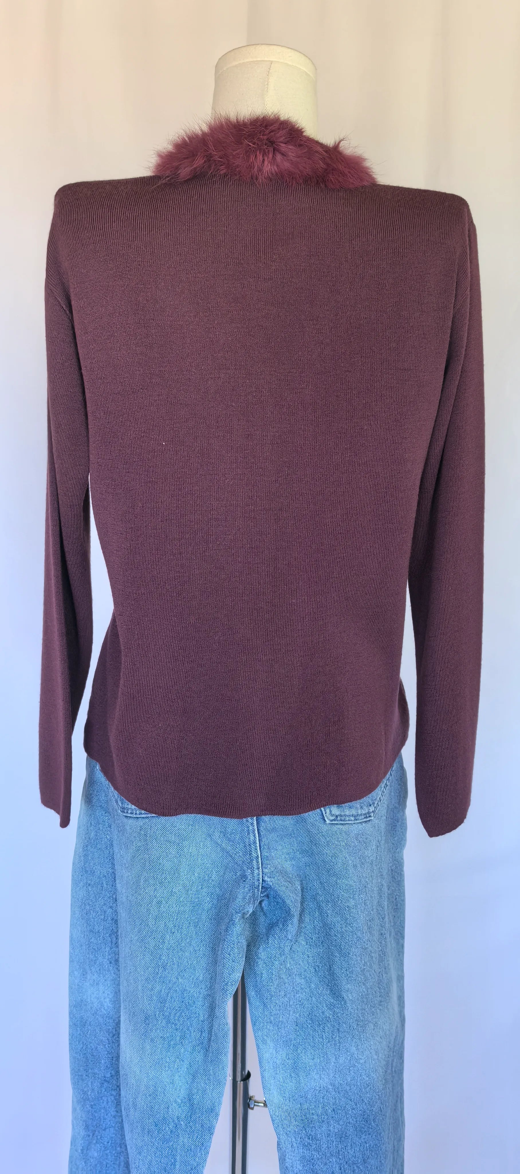 Cardigan cu lana merinos - Charlott - L