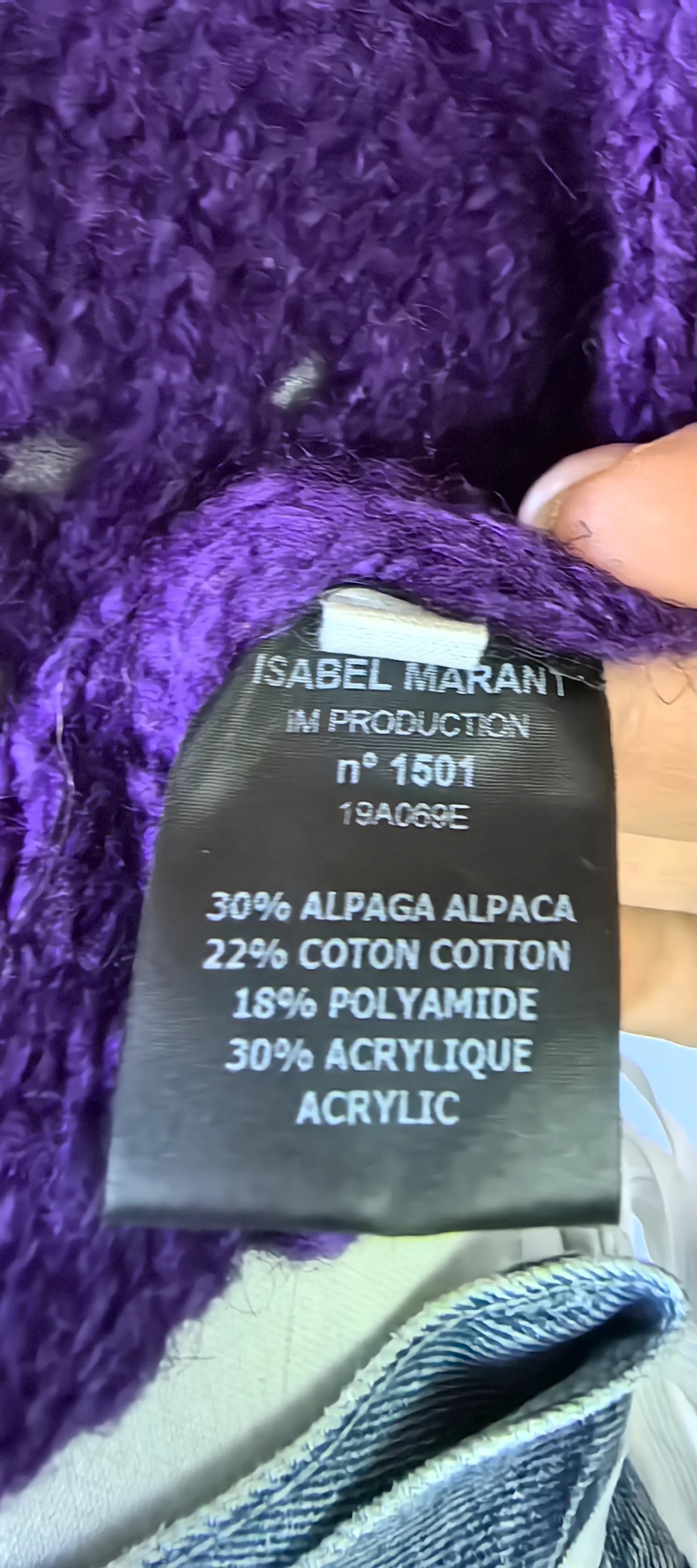 Pulover cu alpaca -Isabel Etoile Marant -S