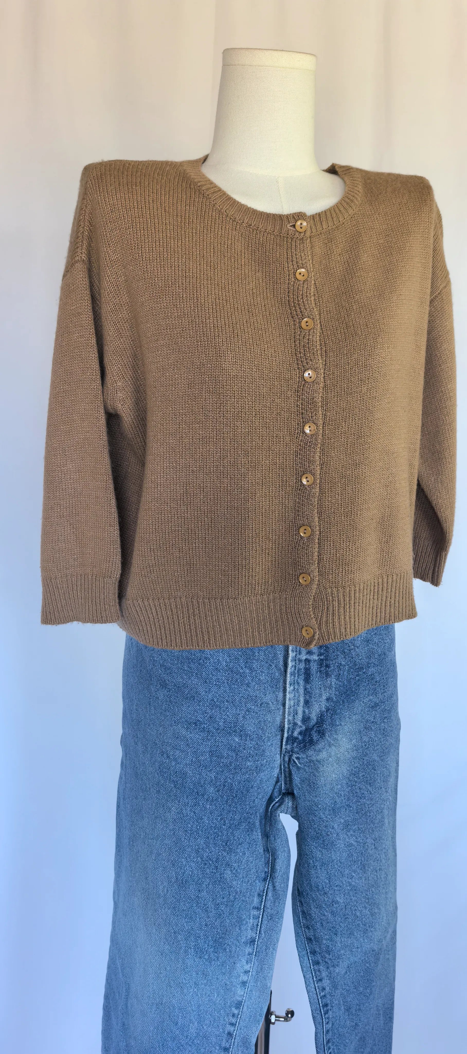 Cardigan cu lana si casmir -Blue Joint - S/M