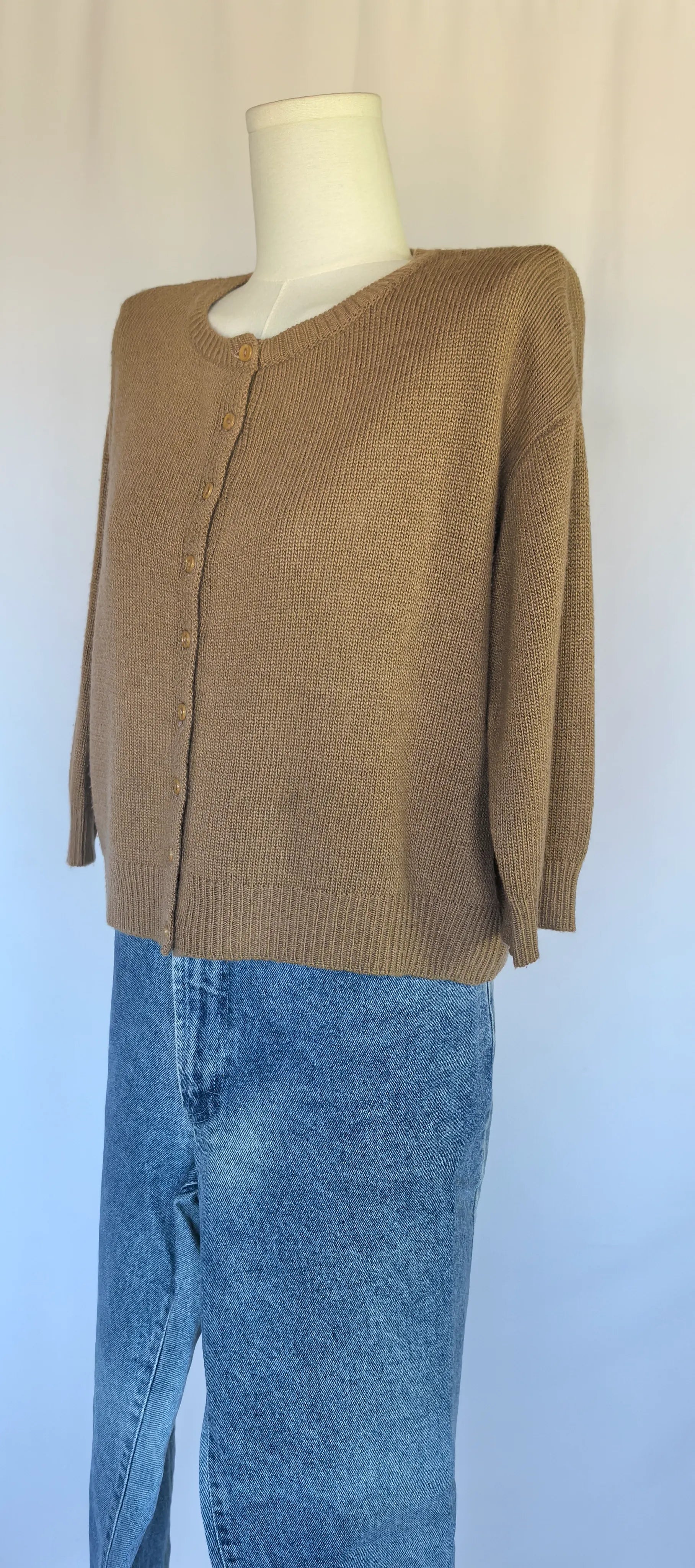 Cardigan cu lana si casmir -Blue Joint - S/M