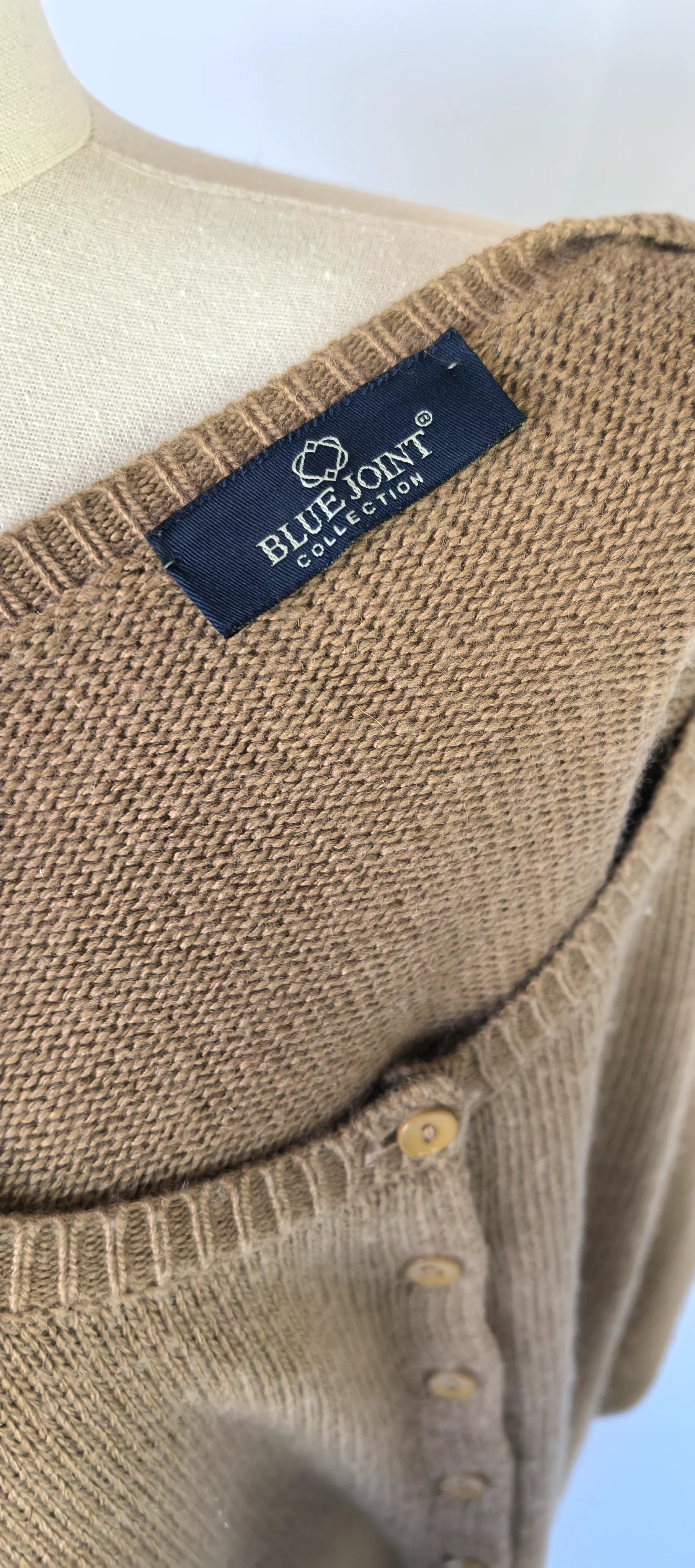 Cardigan cu lana si casmir -Blue Joint - S/M