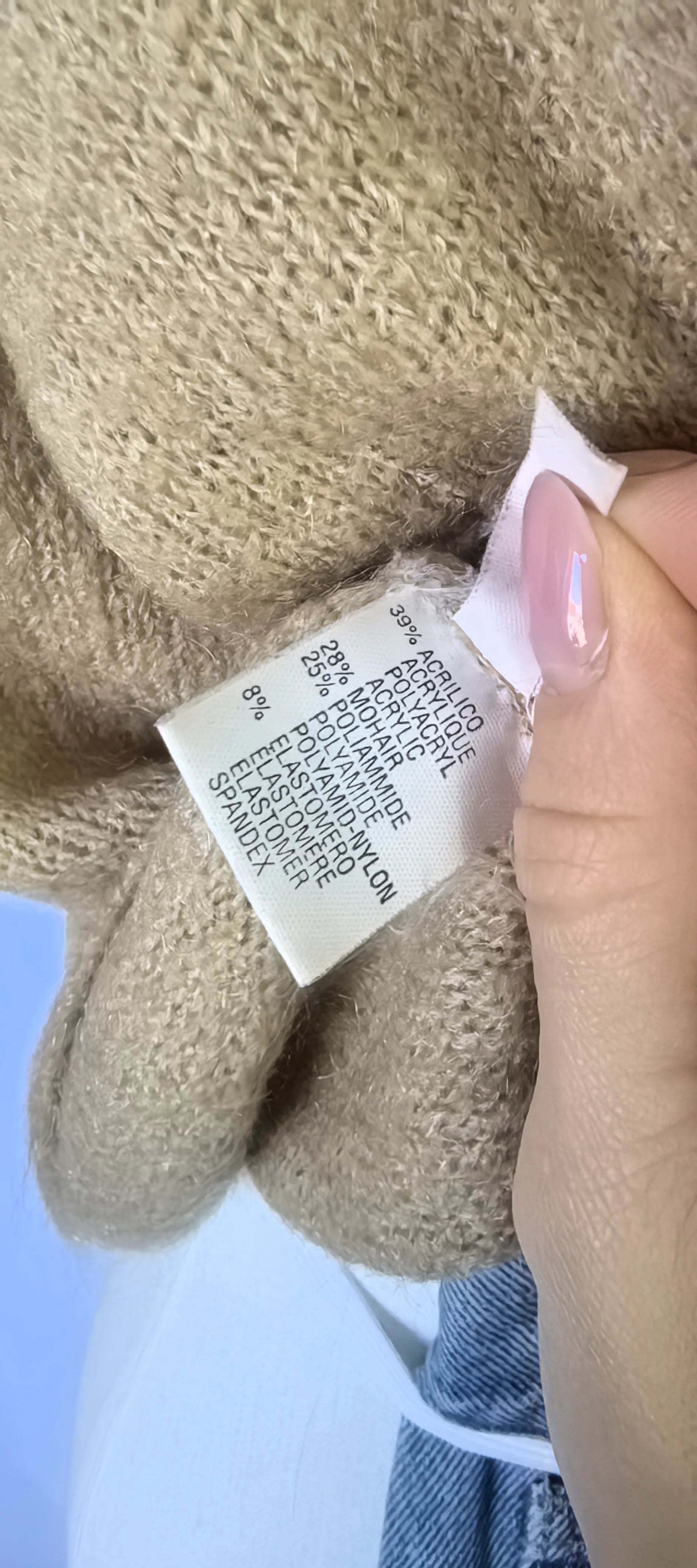 Cardigan cu mohair - C'est petite -XL