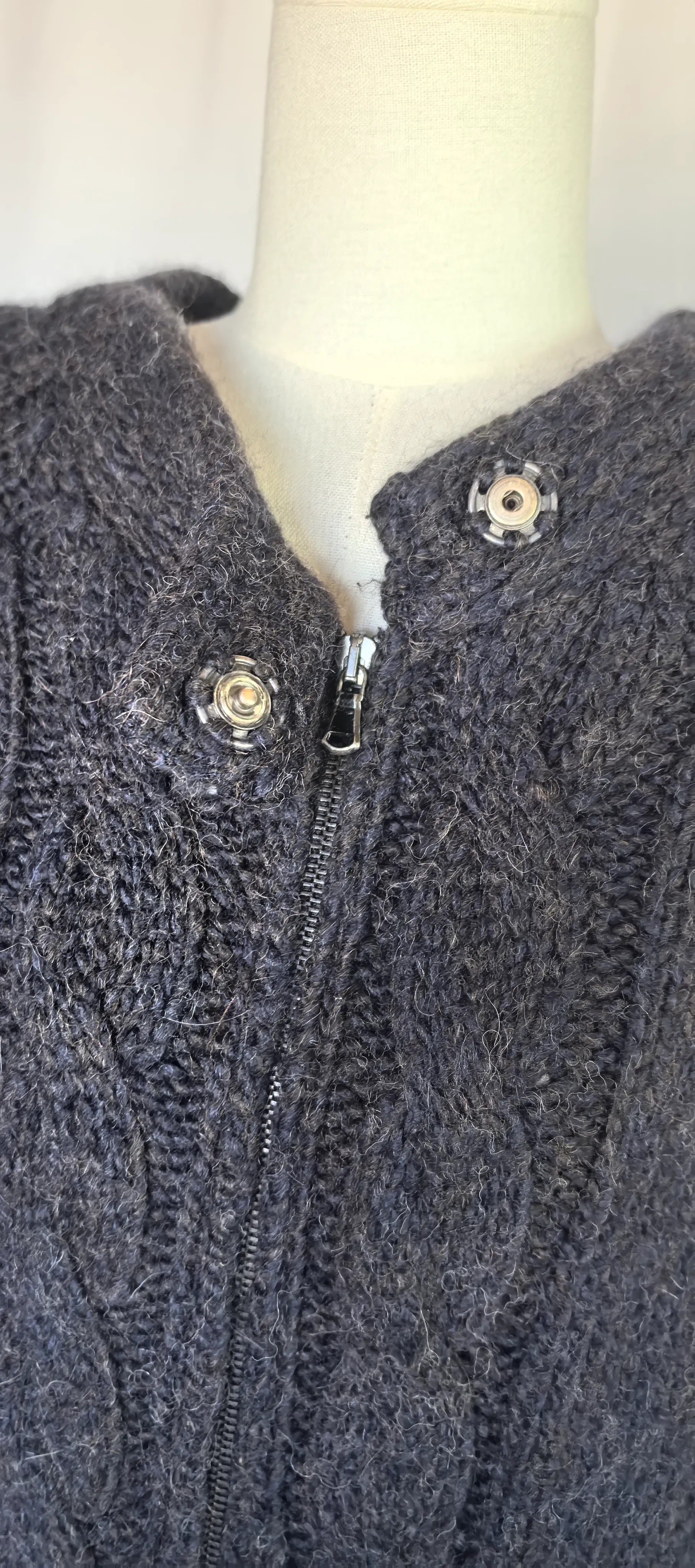 Pulover lung din lana -Martinique -S