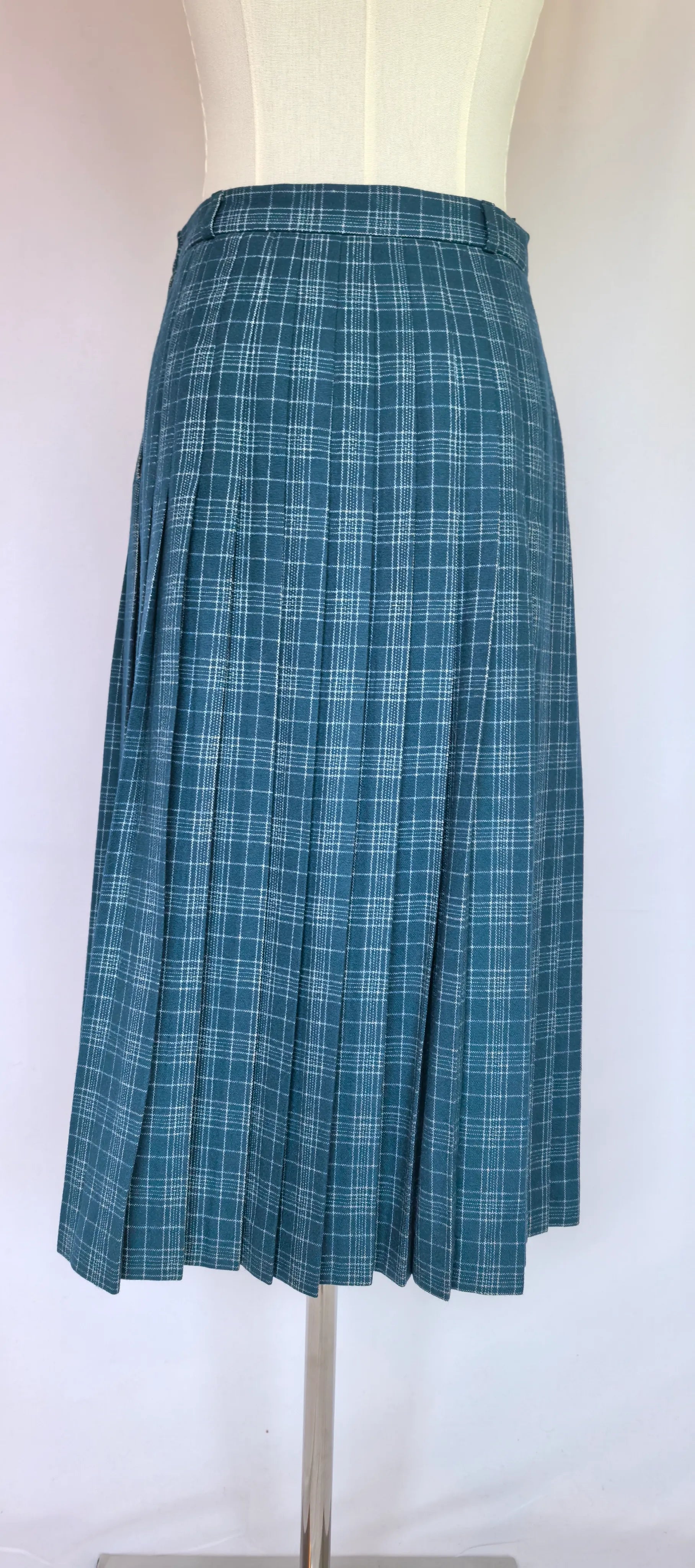 Fusta tartan din lana