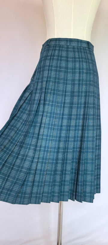 Fusta tartan din lana