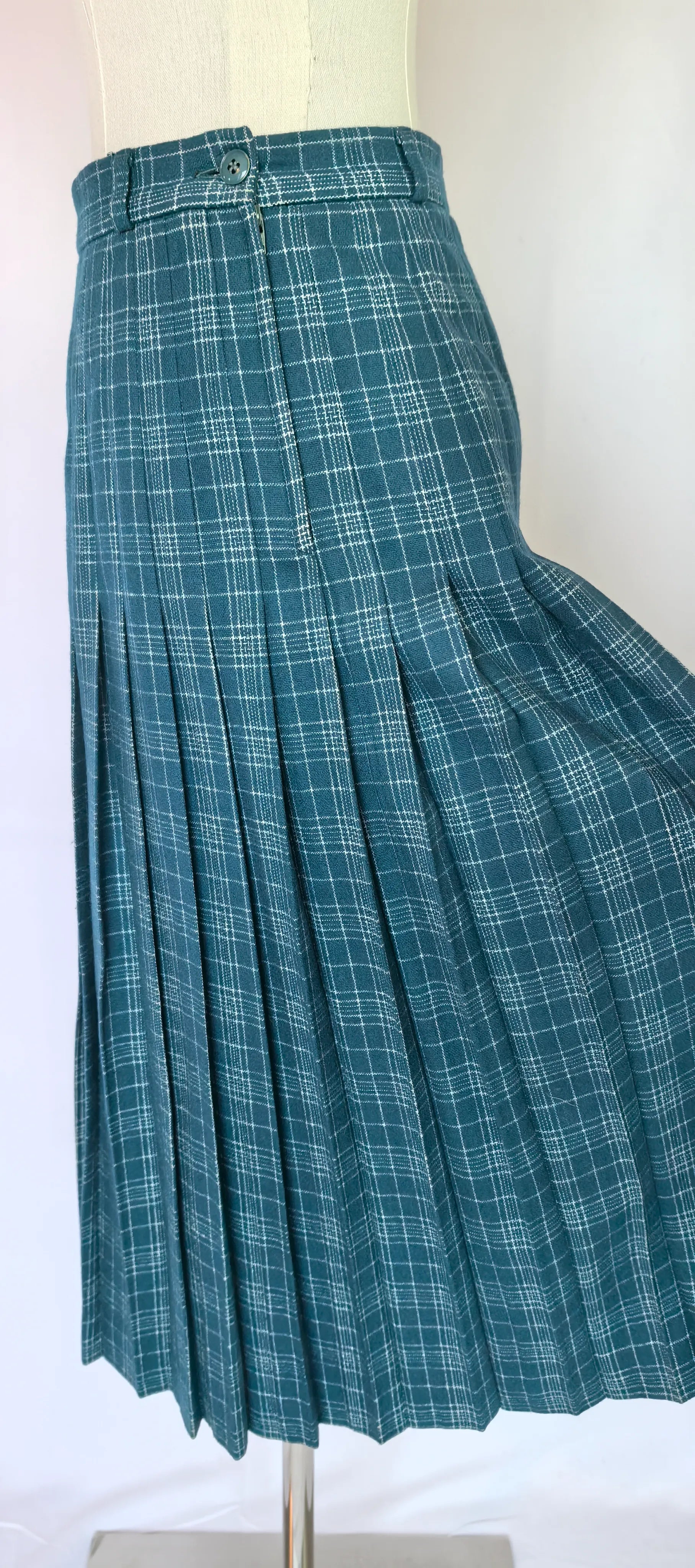 Fusta tartan din lana