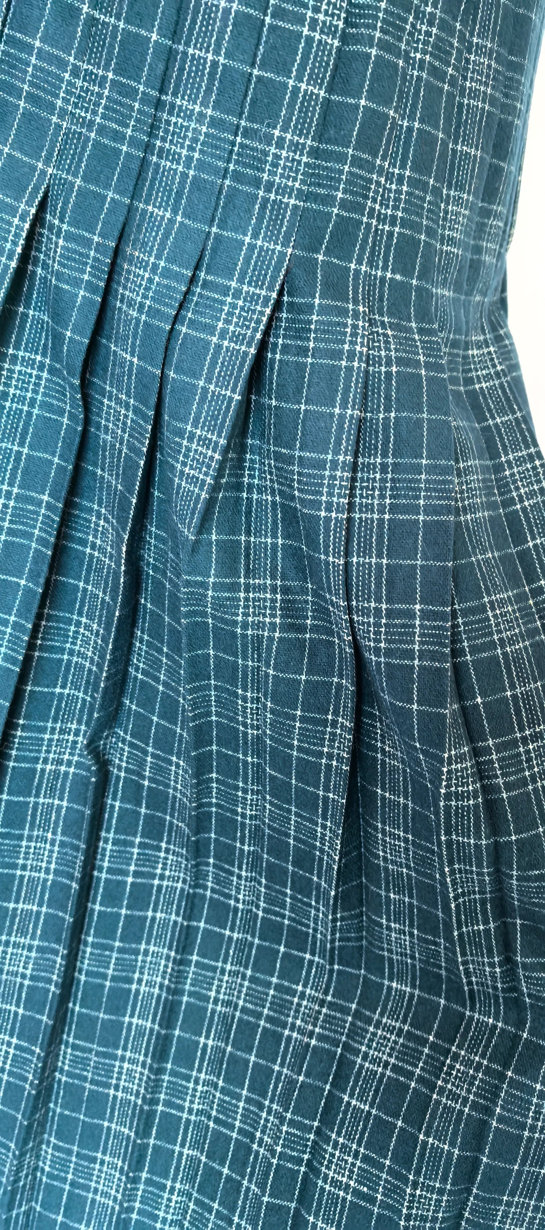 Fusta tartan din lana