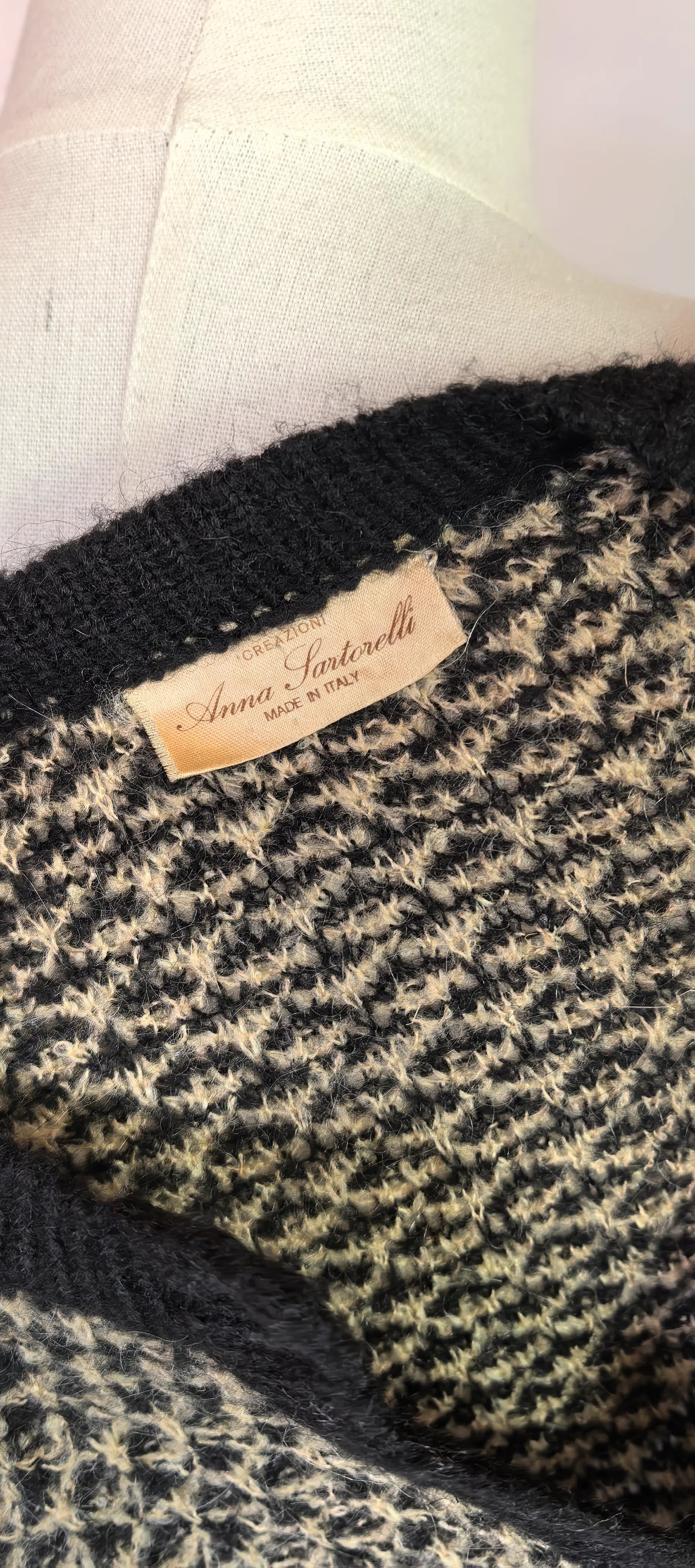 Cardigan din mohair si lana - Anna Sartorelli