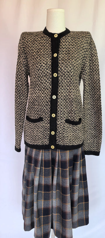 Cardigan din mohair si lana - Anna Sartorelli