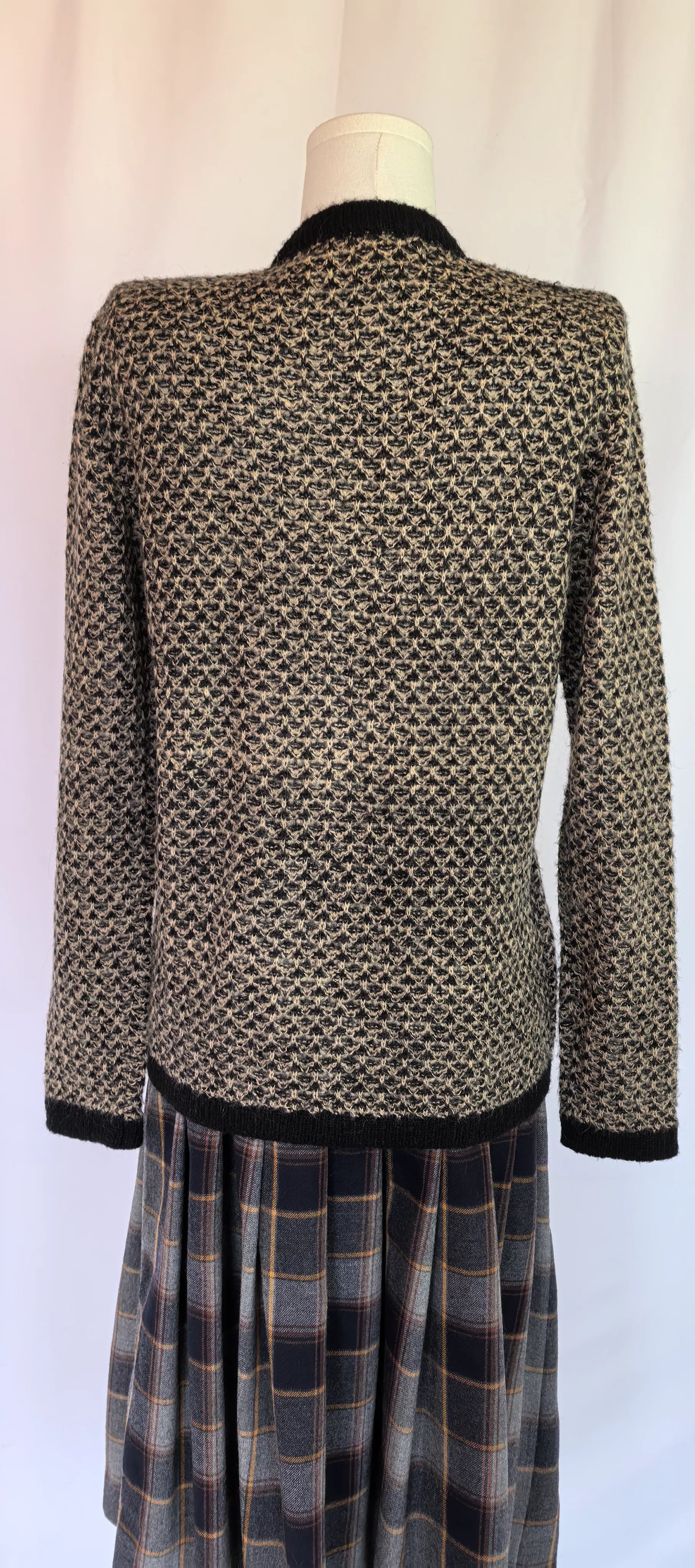 Cardigan din mohair si lana - Anna Sartorelli