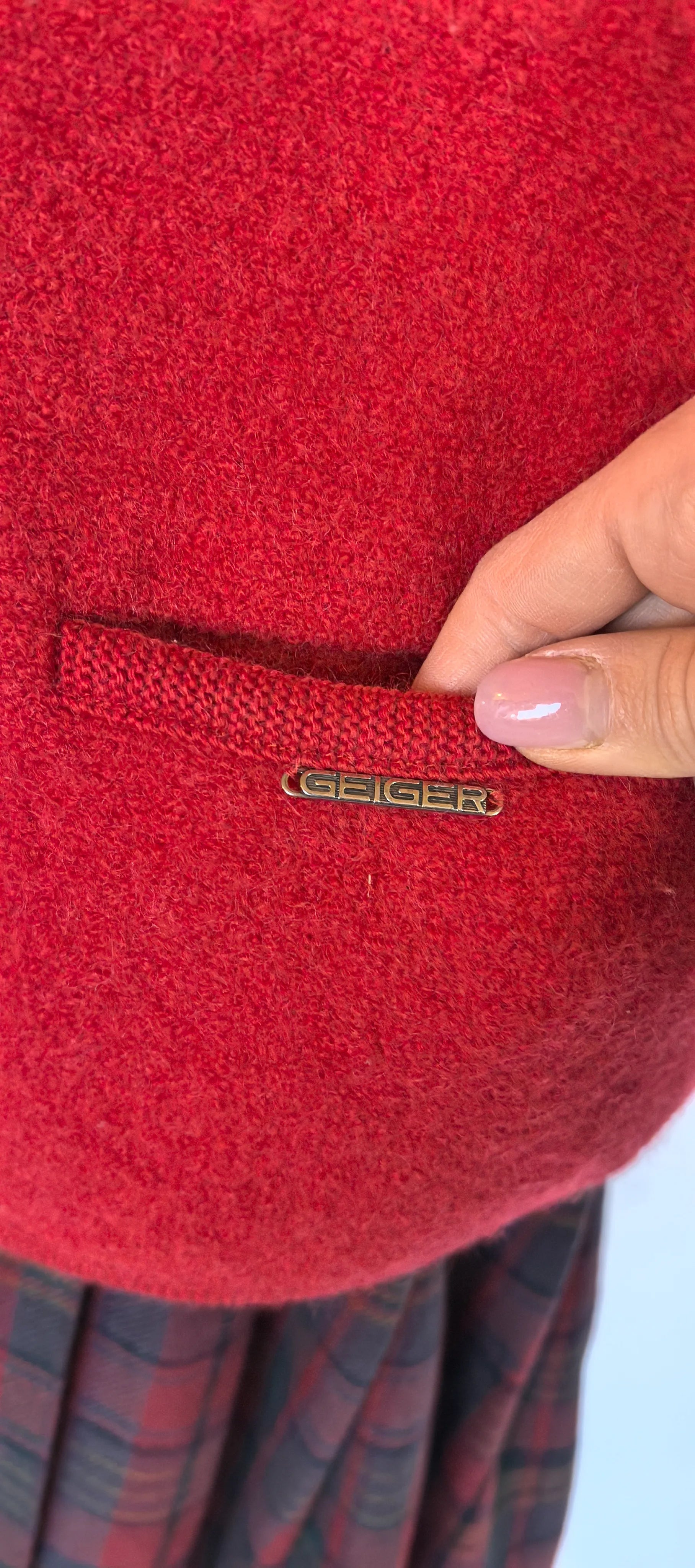 Jacheta din lana fiarta - Geiger