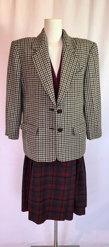 Sacou tweed din lana