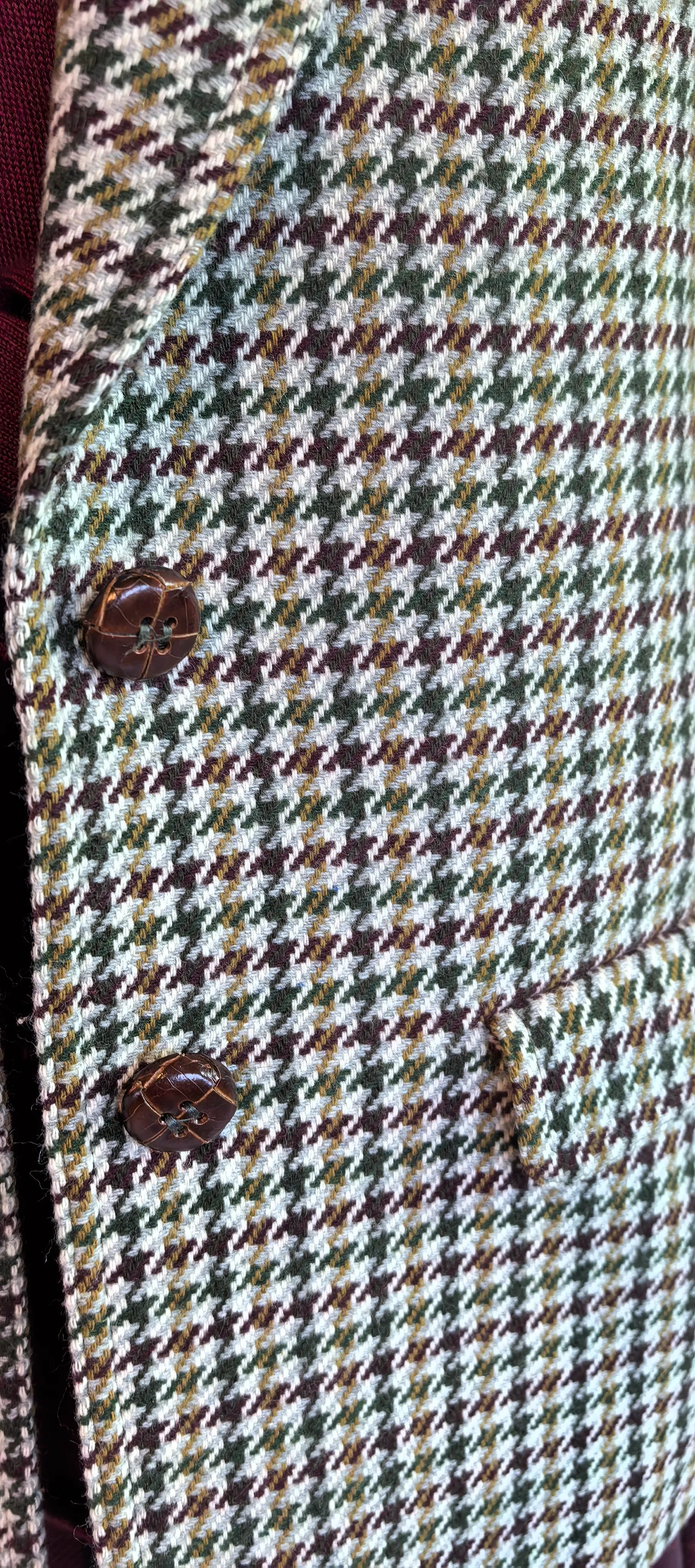 Sacou tweed din lana