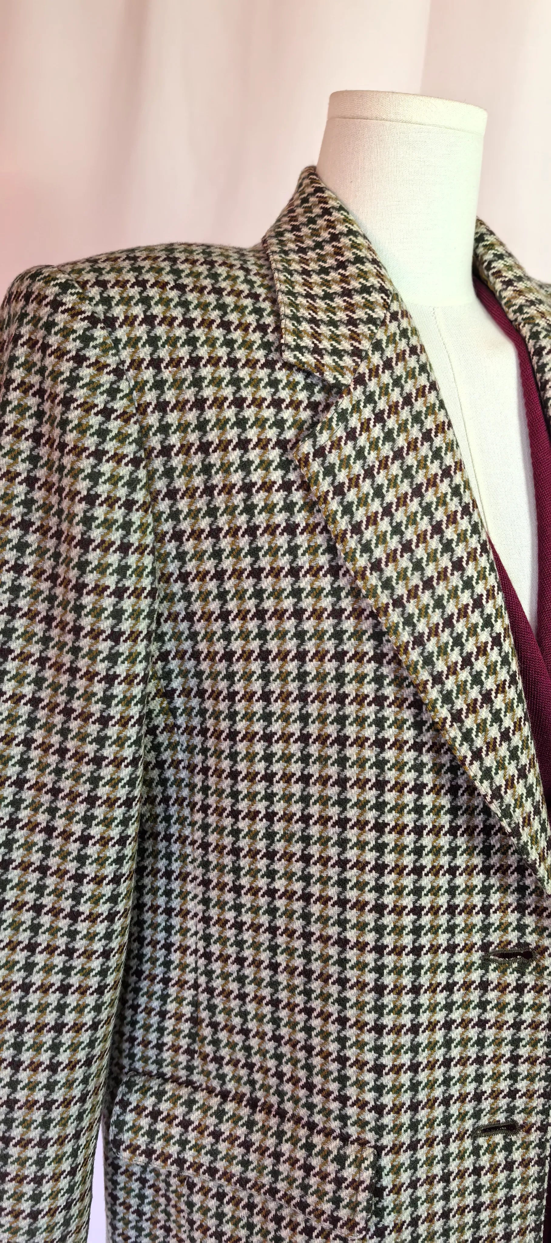 Sacou tweed din lana