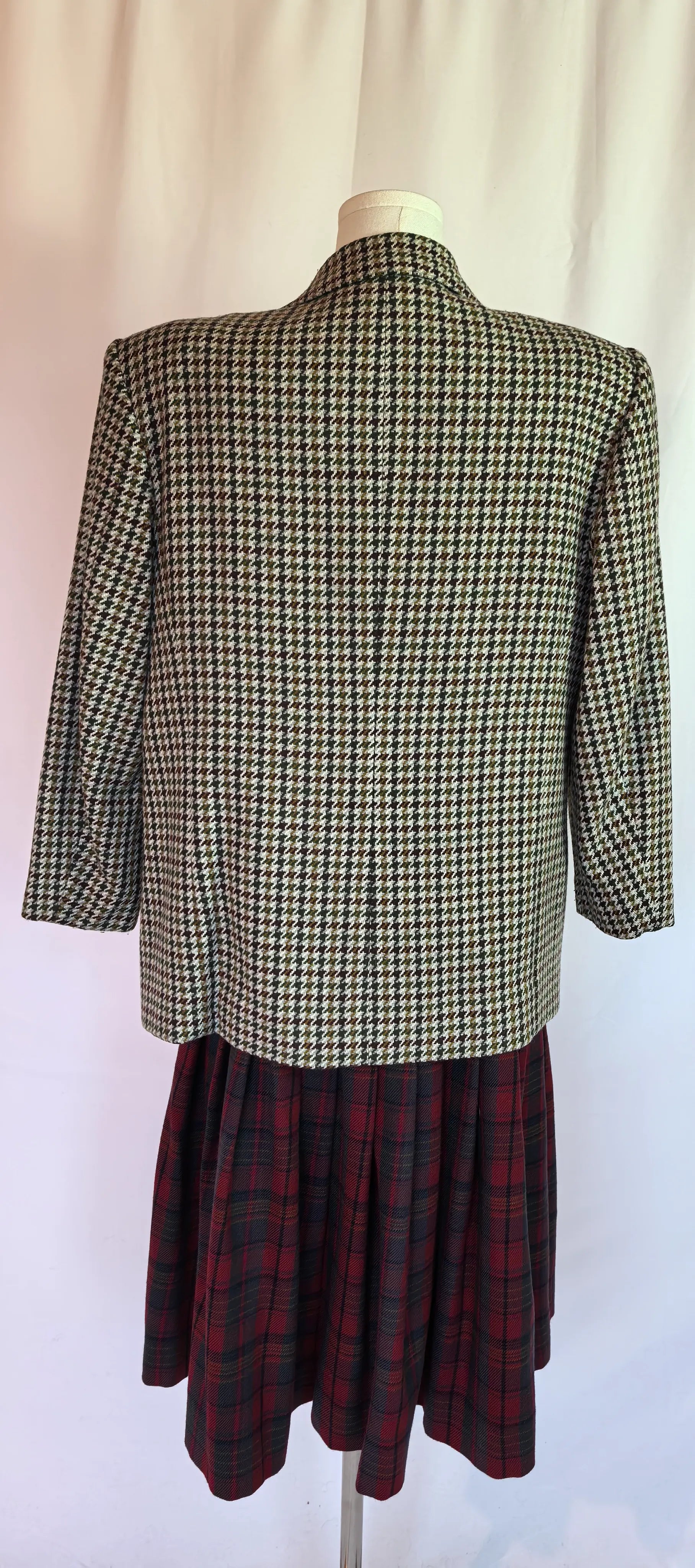 Sacou tweed din lana