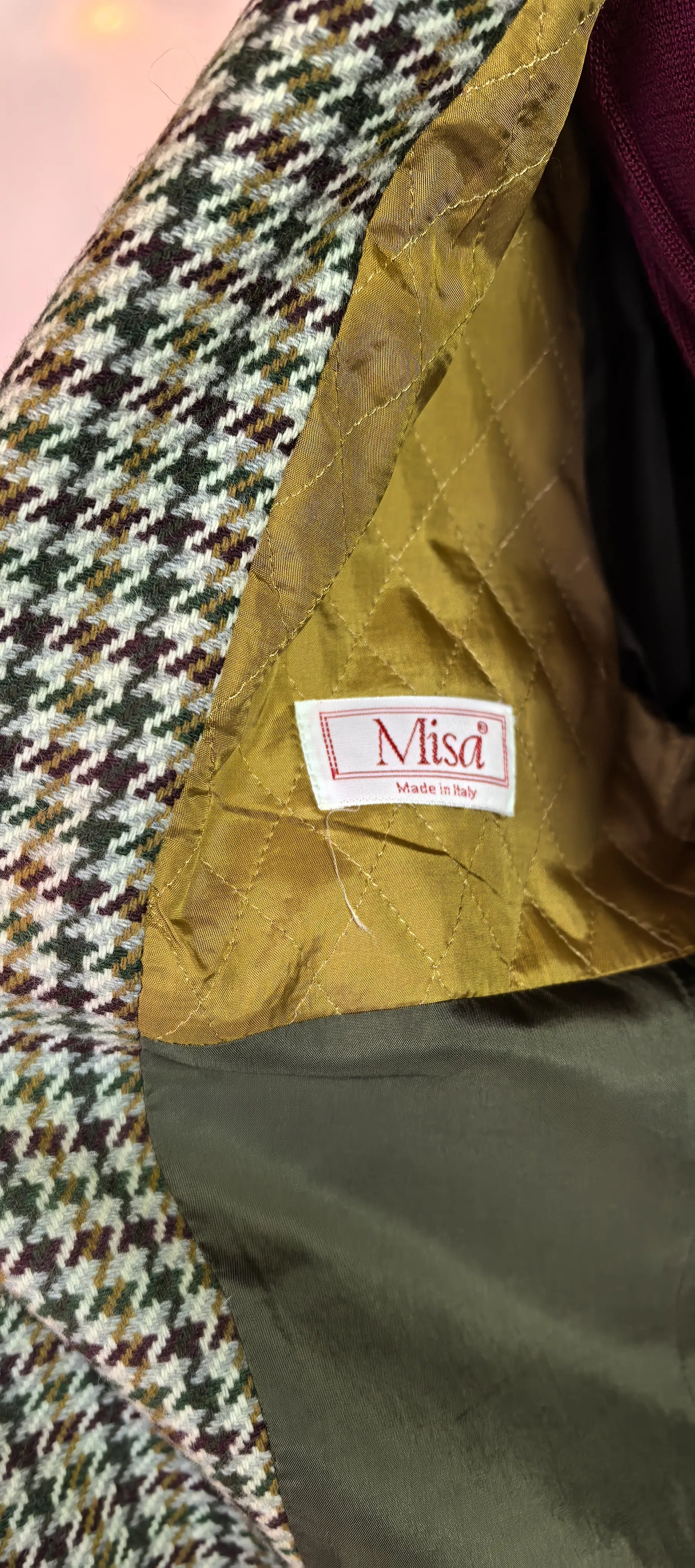 Sacou tweed din lana