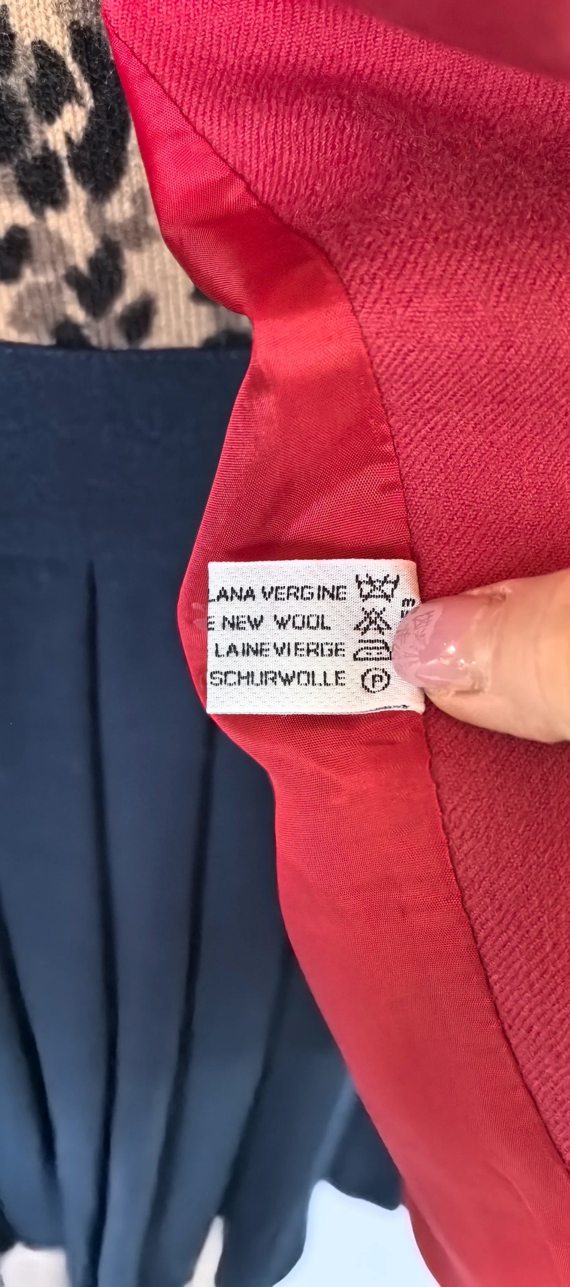 Sacou din lana  virgina -Paola Santi