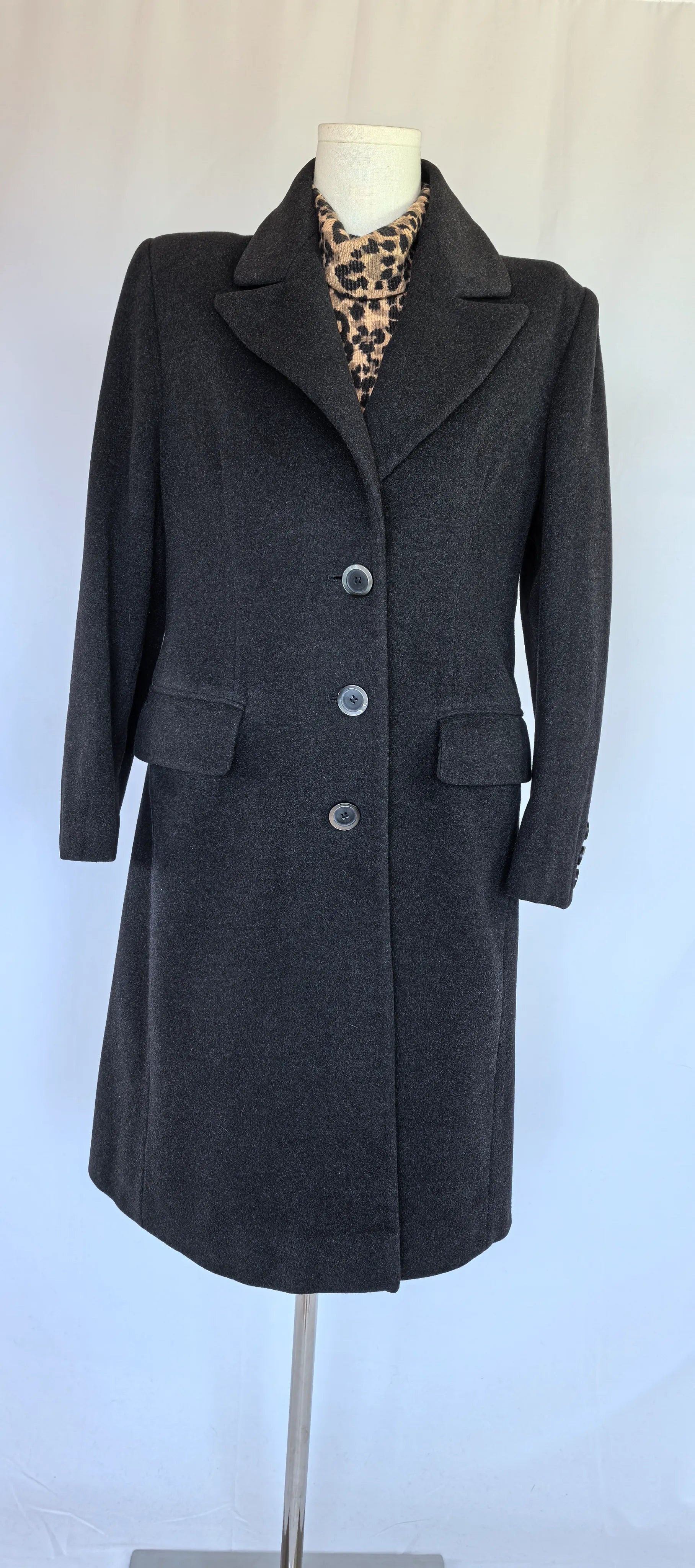 Palton din lana si casmir- Misto Cashmere