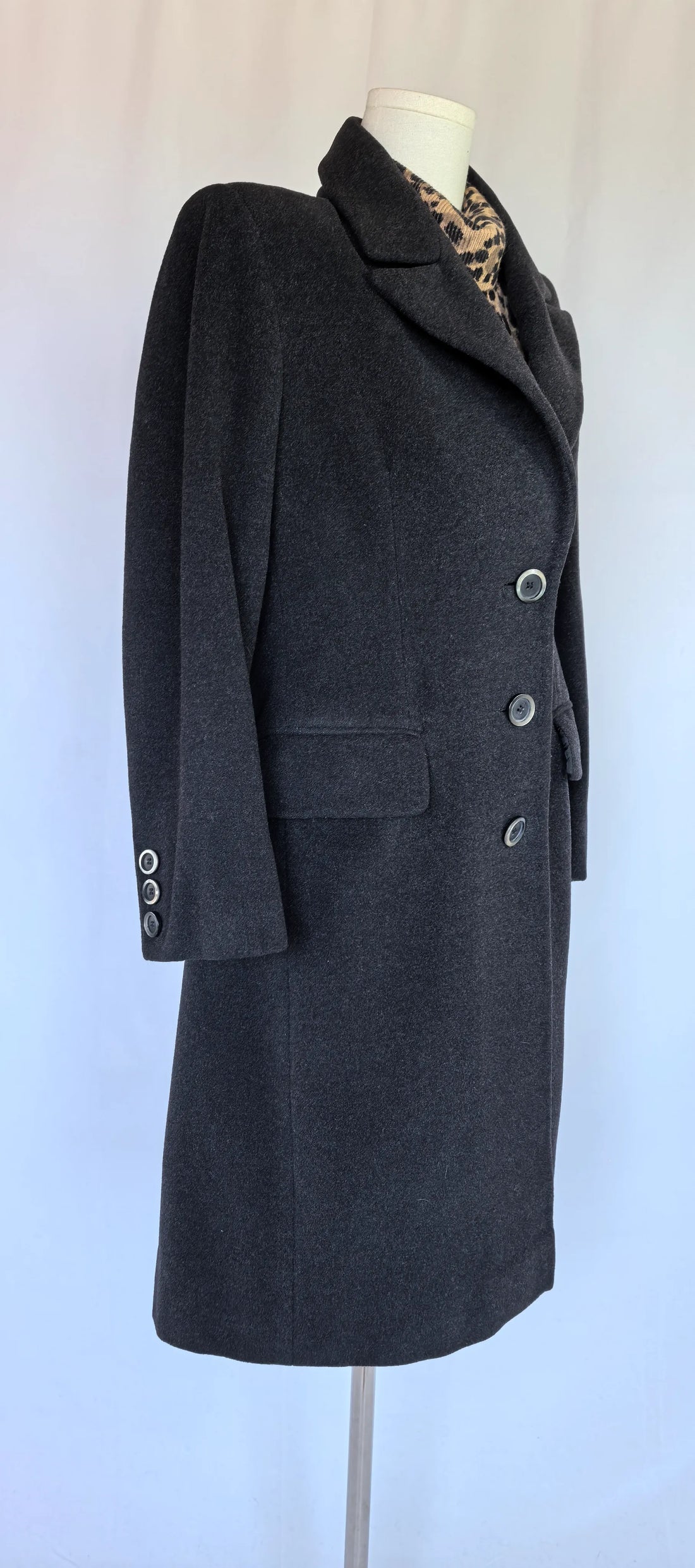 Palton din lana si casmir- Misto Cashmere